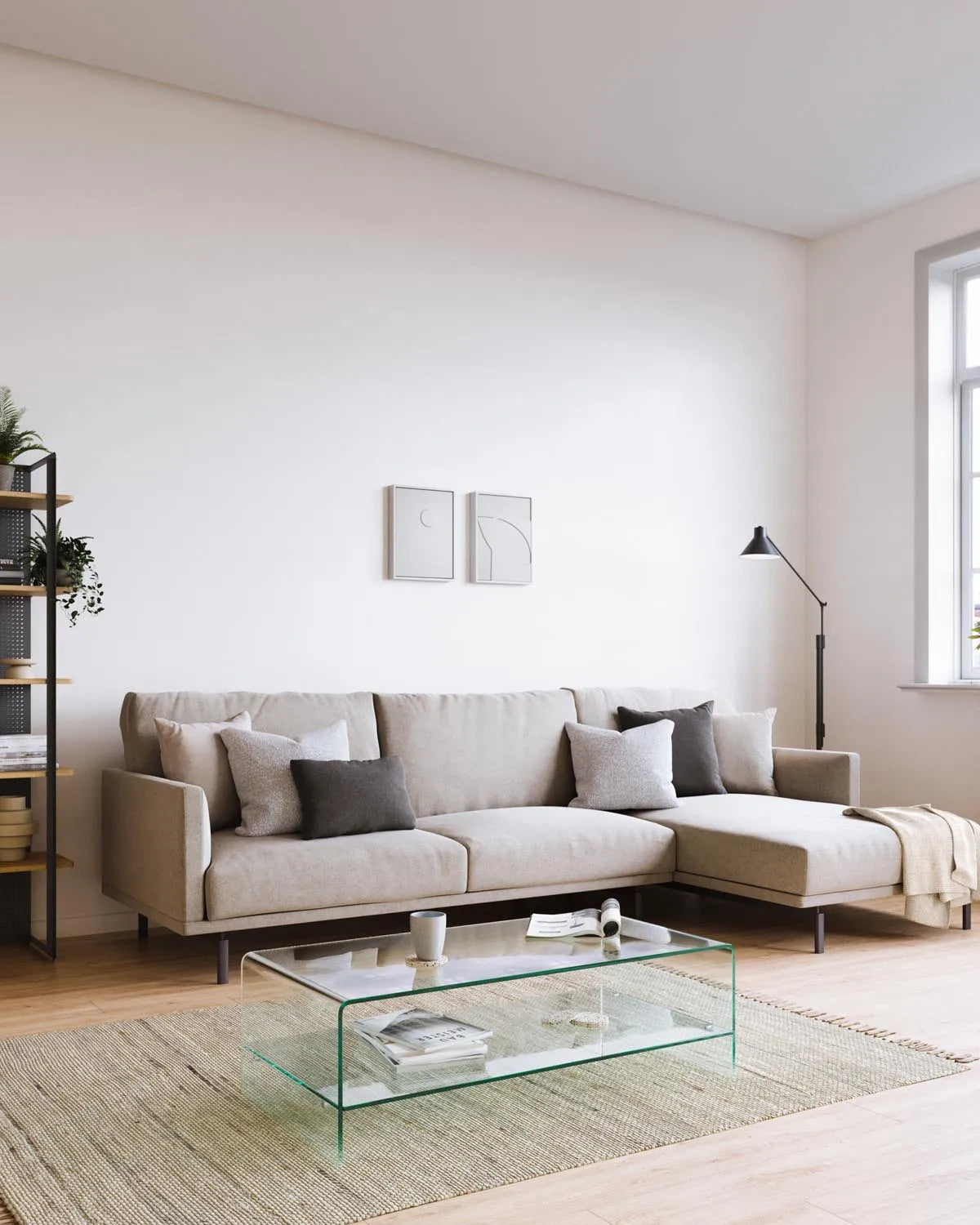 Stilvoller Burano Glastisch 110x55 cm von Kave Home für Ihr Zuhause.