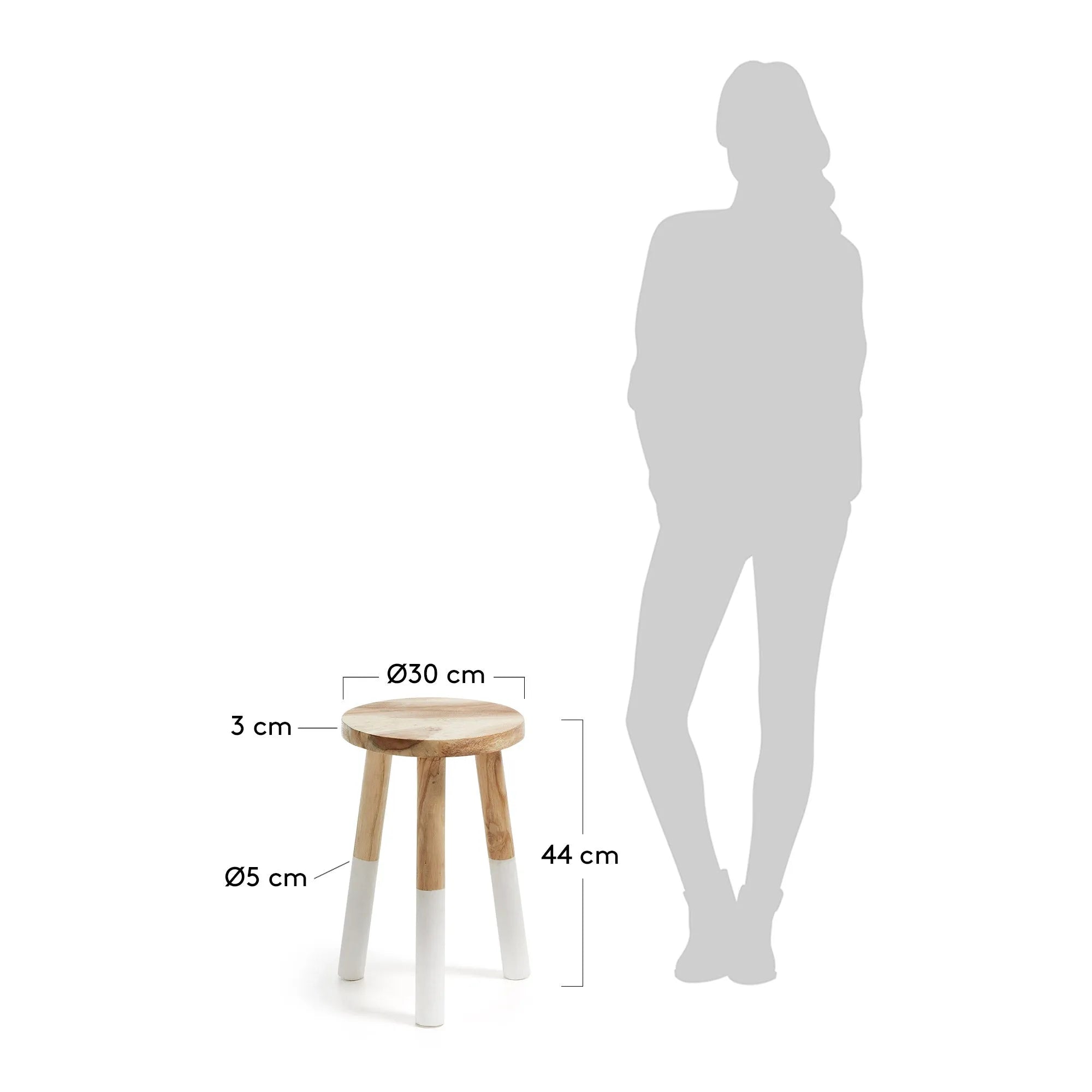 Der Brocsy Hocker von Kave Home besticht durch modernes Design und hochwertige Materialien, ideal für stilvolle Wohnräume.
