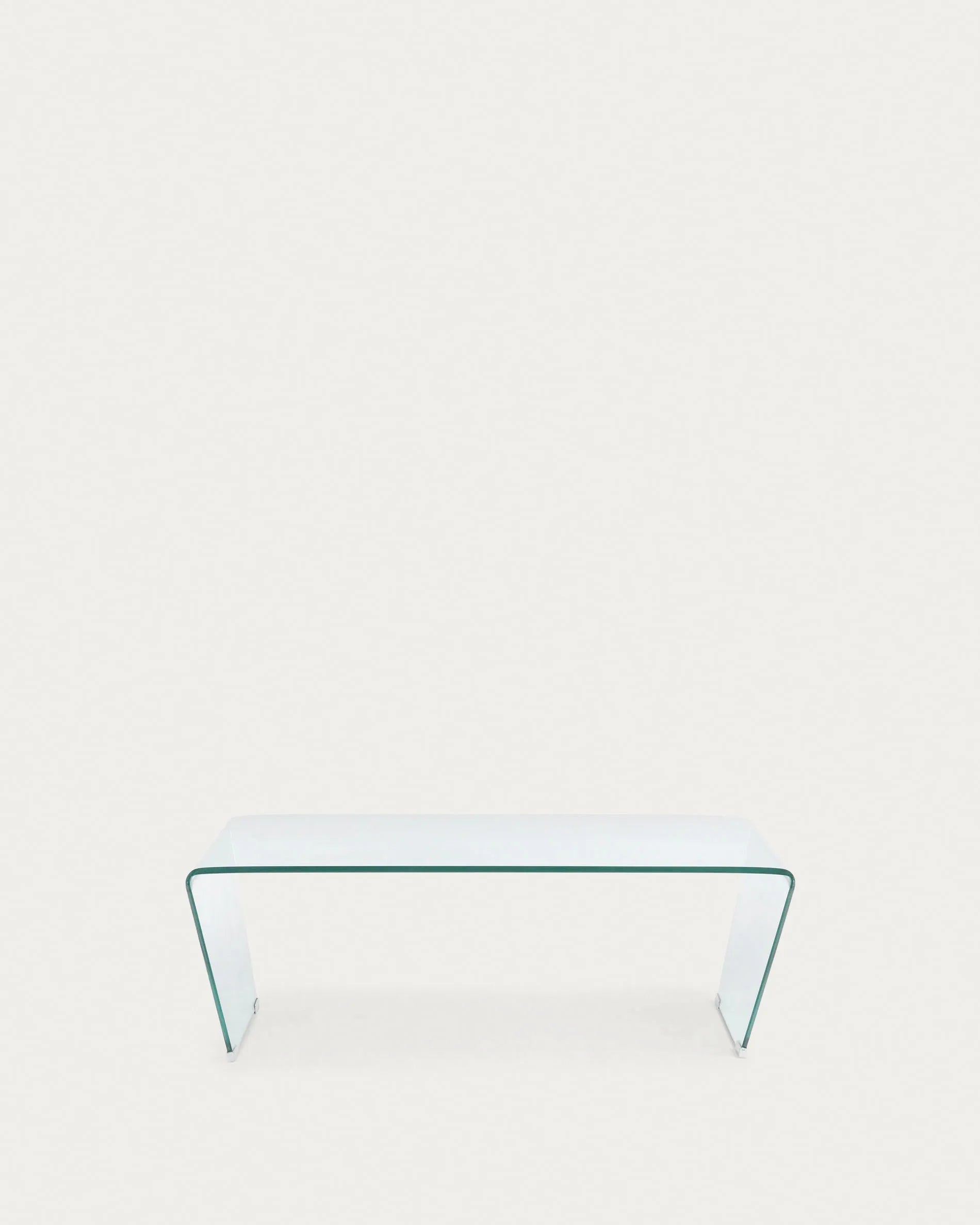 Moderner Burano Couchtisch aus Glas, 120x60 cm, von Kave Home. Ideal für stilvolle und zeitgemäße Wohnräume.