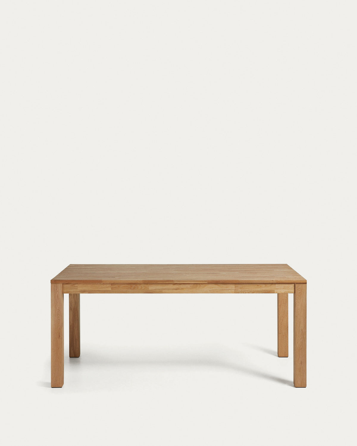 Isbel ausziehbarer Tisch 120 (200) x 75 cm aus massivem Eichenholz in Natur präsentiert im Onlineshop von KAQTU Design AG. Esstisch ist von Kave Home