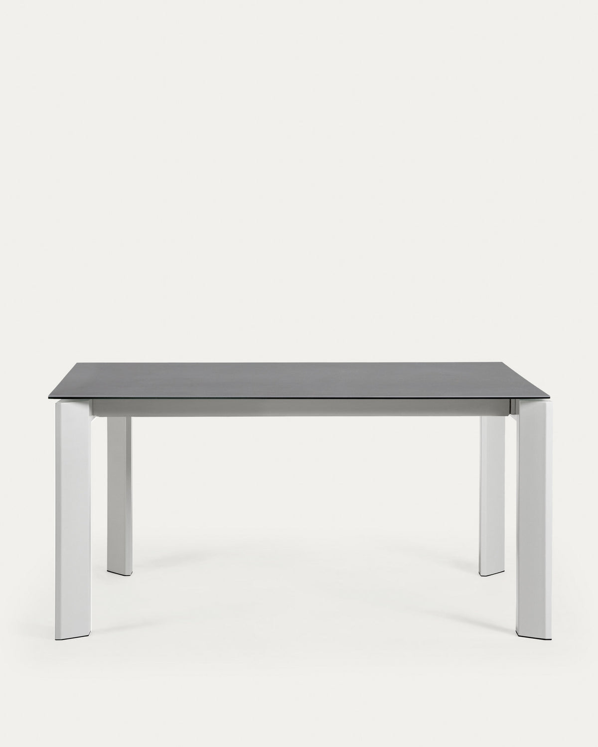 Axis Ausziehtisch Feinsteinzeug Vulcano Roca Finish Beine grau 160 (220) cm in Grau, Weiss präsentiert im Onlineshop von KAQTU Design AG. Esstisch ist von Kave Home