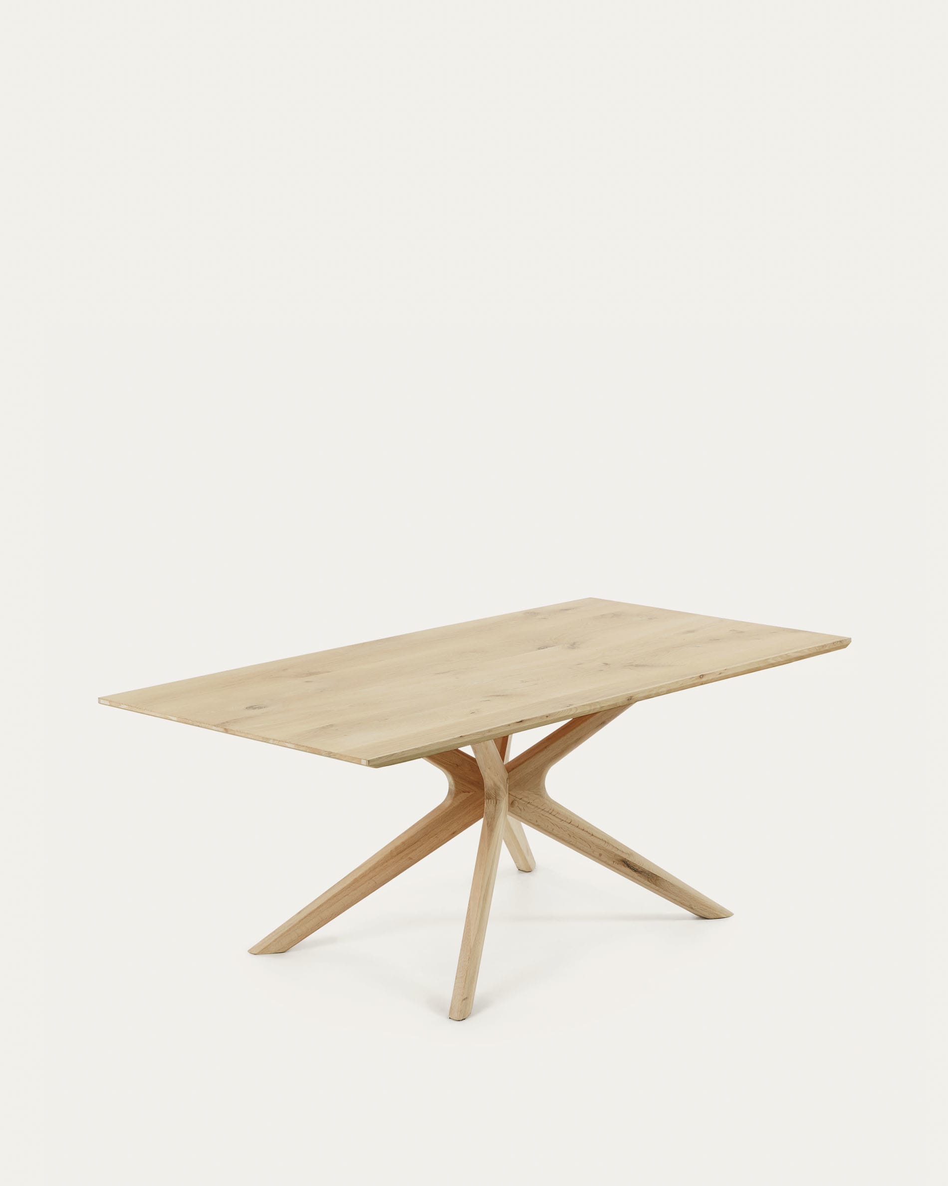 Armande table made of oak veneer with brightening finish 200 x 100 cm