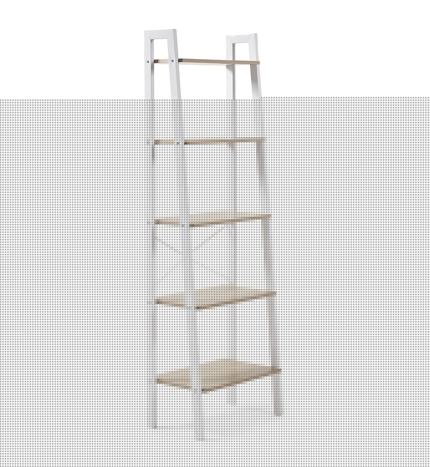 Aarhus Regal: Weißer Stahl, 56x172 cm. Modern, stabil, viel Stauraum. Ideal für Bücher & Deko. Zeitloser Stil.
