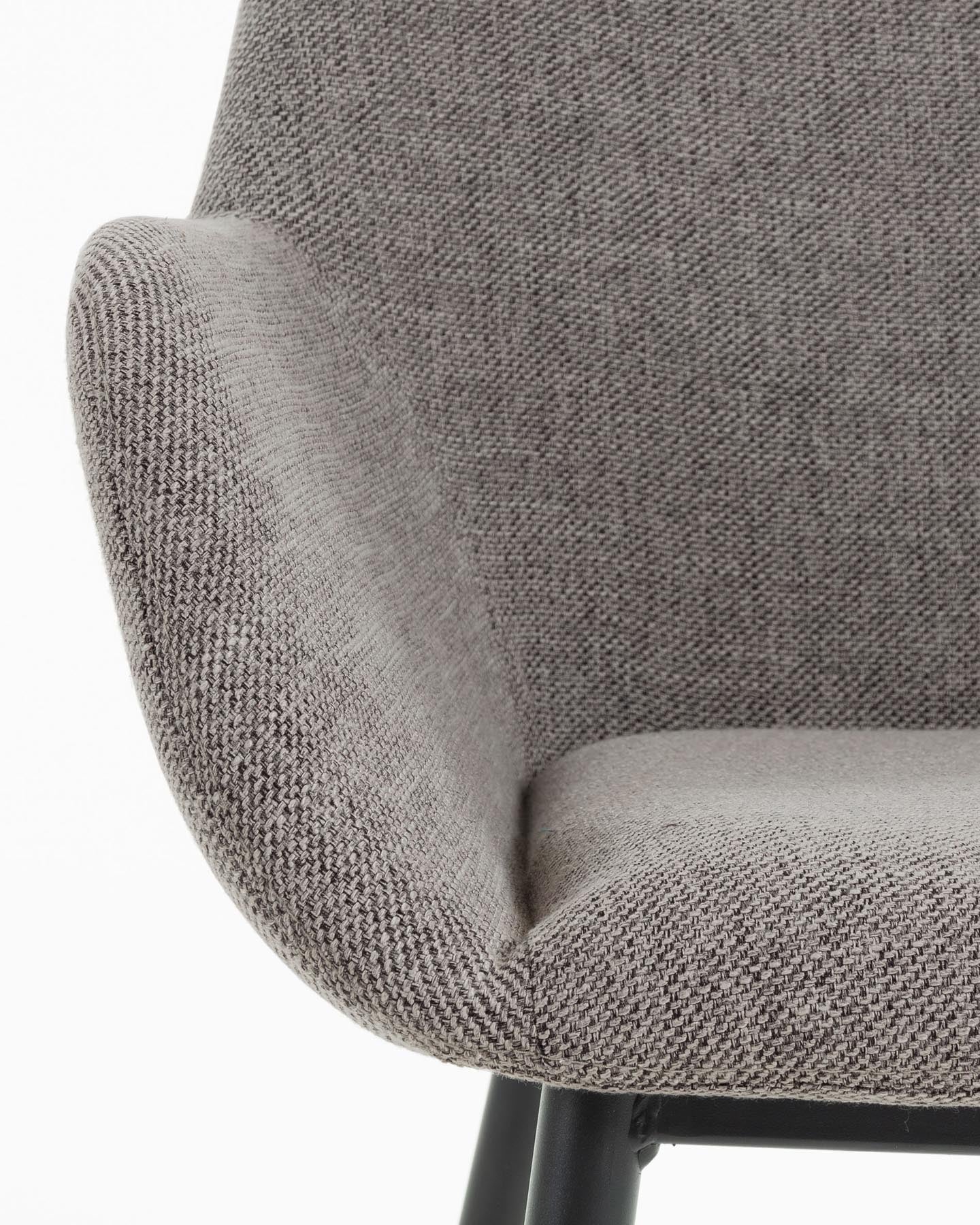 Konna Stuhl hellgrau FR in Grau präsentiert im Onlineshop von KAQTU Design AG. Stuhl ist von Kave Home