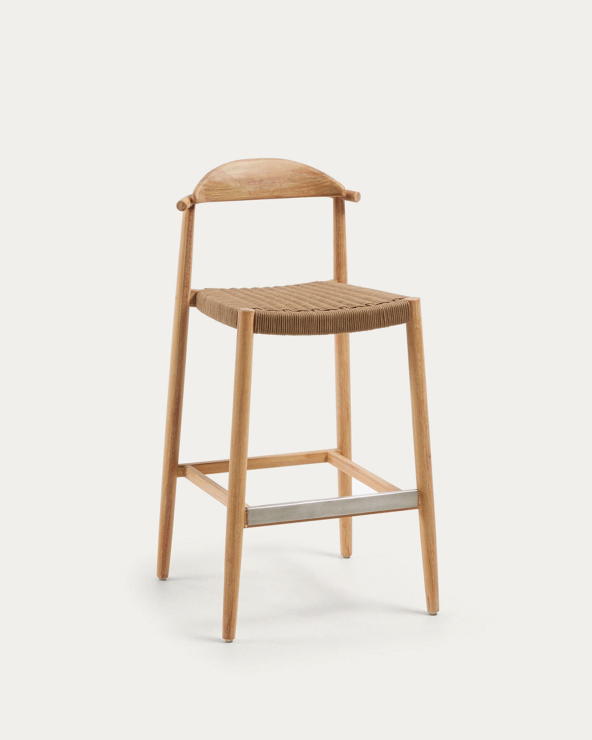 Nina stool made of solid acacia wood height 76 cm FSC 100%