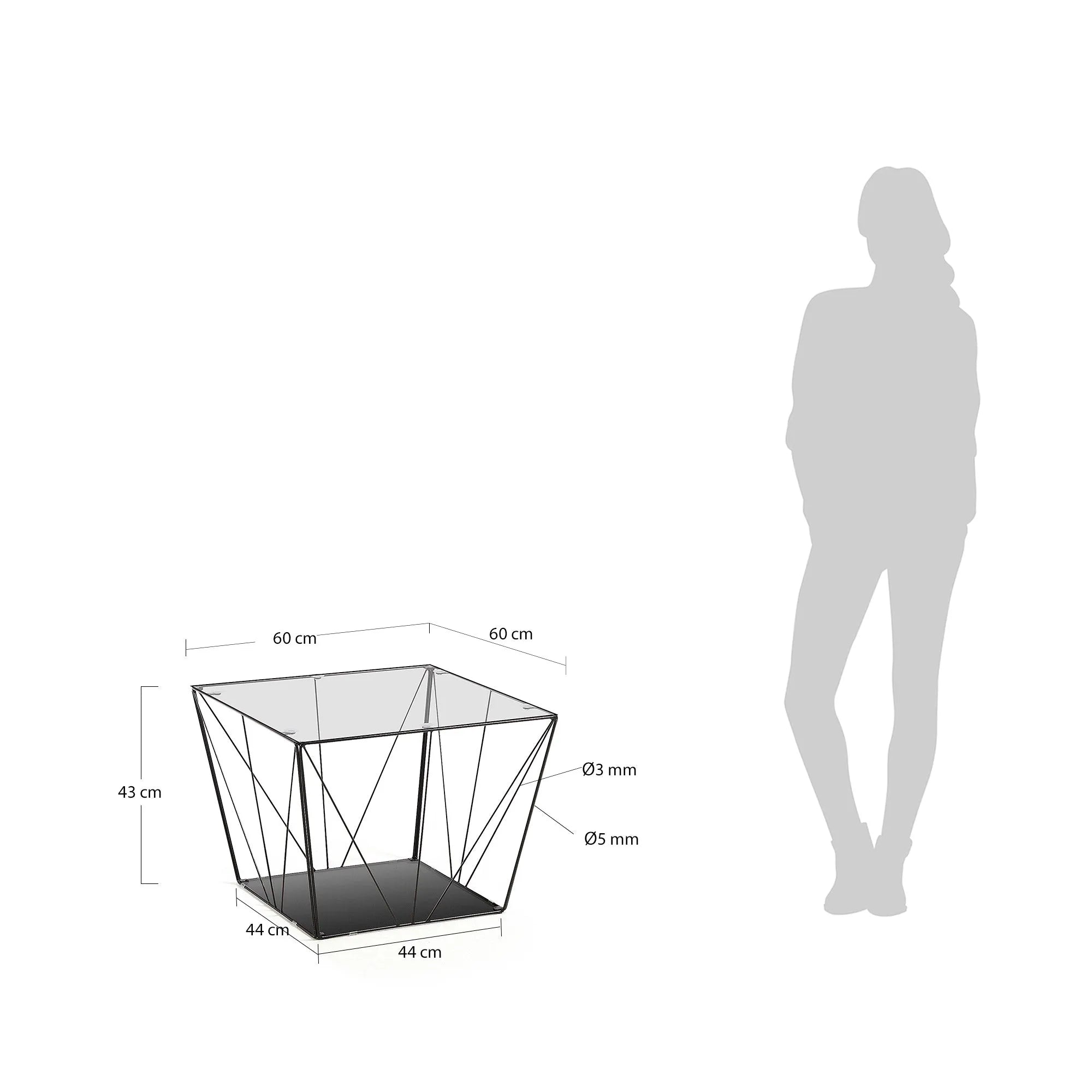 Der Tilo Couchtisch vereint Glas und Stahl in einem eleganten Design, ideal für moderne Wohnräume. Kompakt und stilvoll.