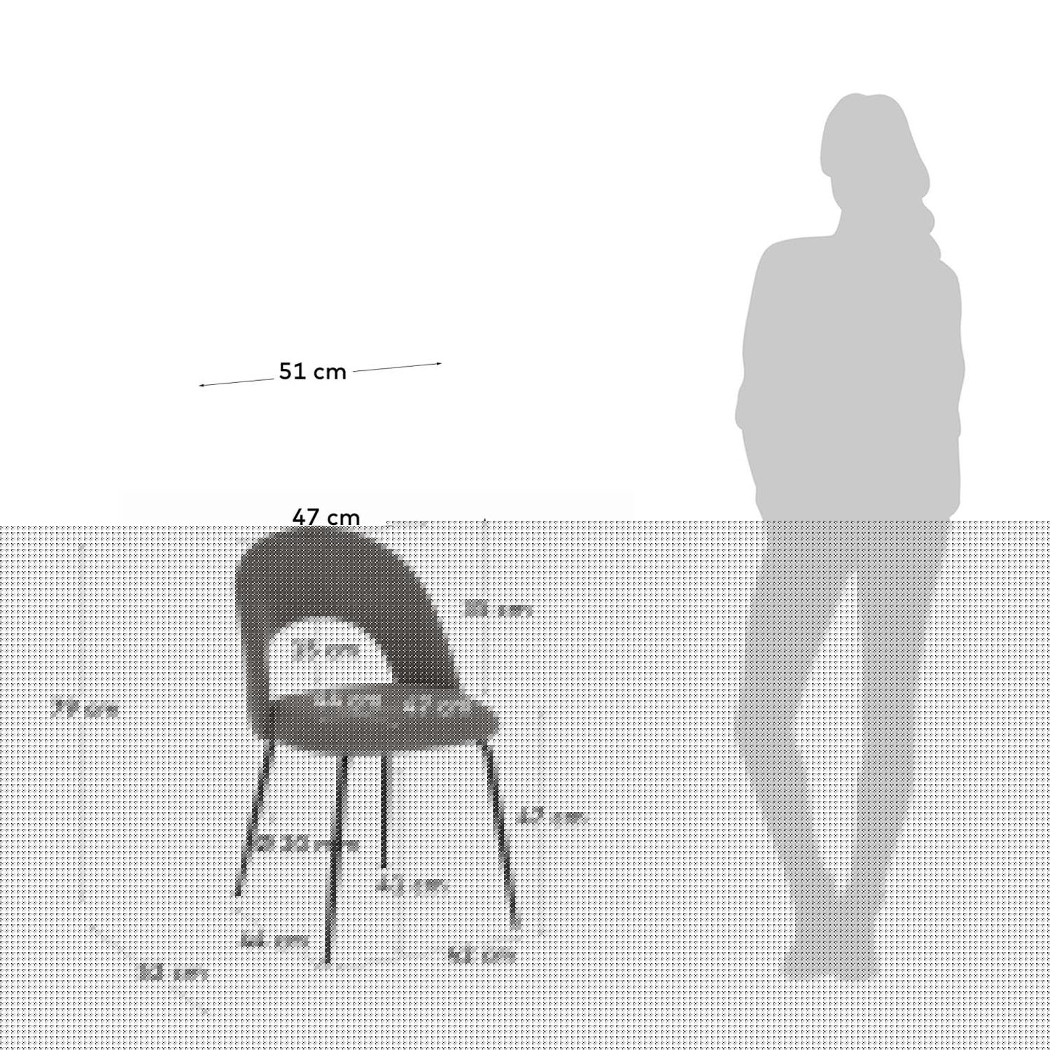 Mahalia Stuhl: Dunkelgrau, schwarze Stahlbeine, stilvoll von Kave Home.
