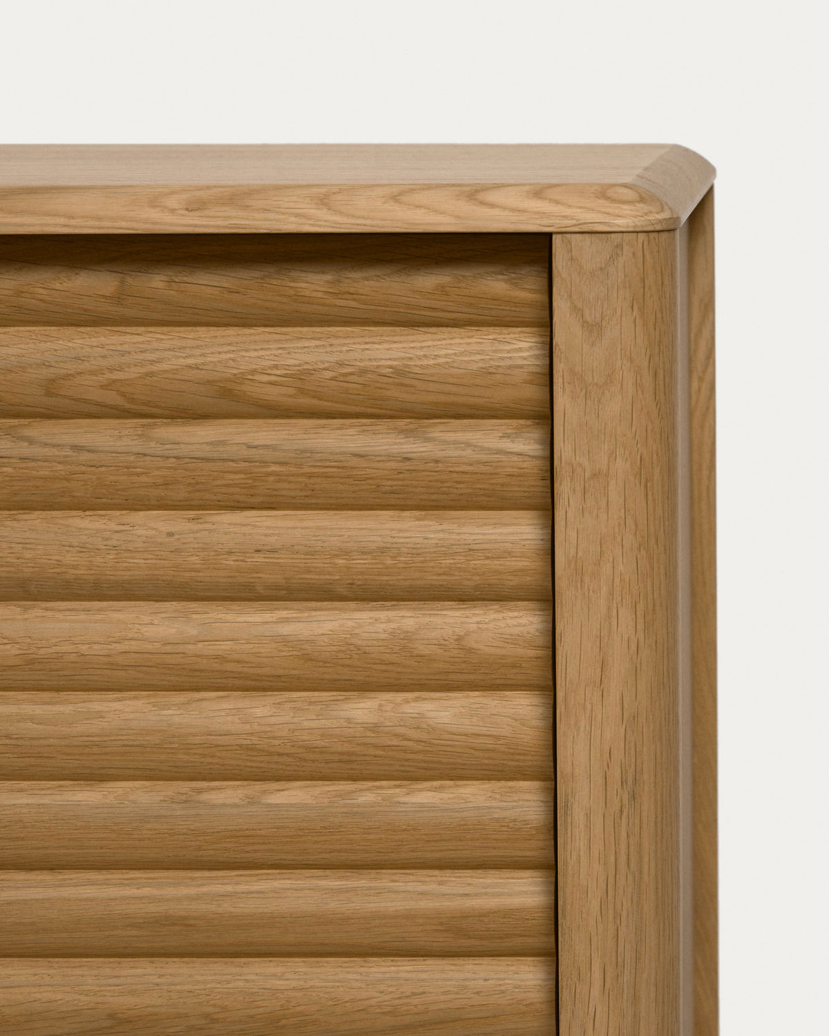 Lenon Sideboard 2 Türen 3 Schubladen Eichenholz und -furnier 155 x 86 cm FSC MIX Credit in Natur präsentiert im Onlineshop von KAQTU Design AG. Sideboard ist von Kave Home