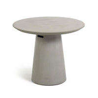 Itai round outdoor table made of cement Ø 90 cm