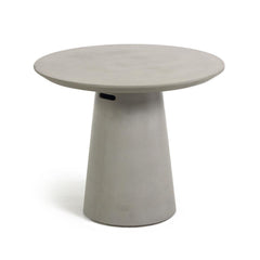 Itai round outdoor table made of cement Ø 90 cm