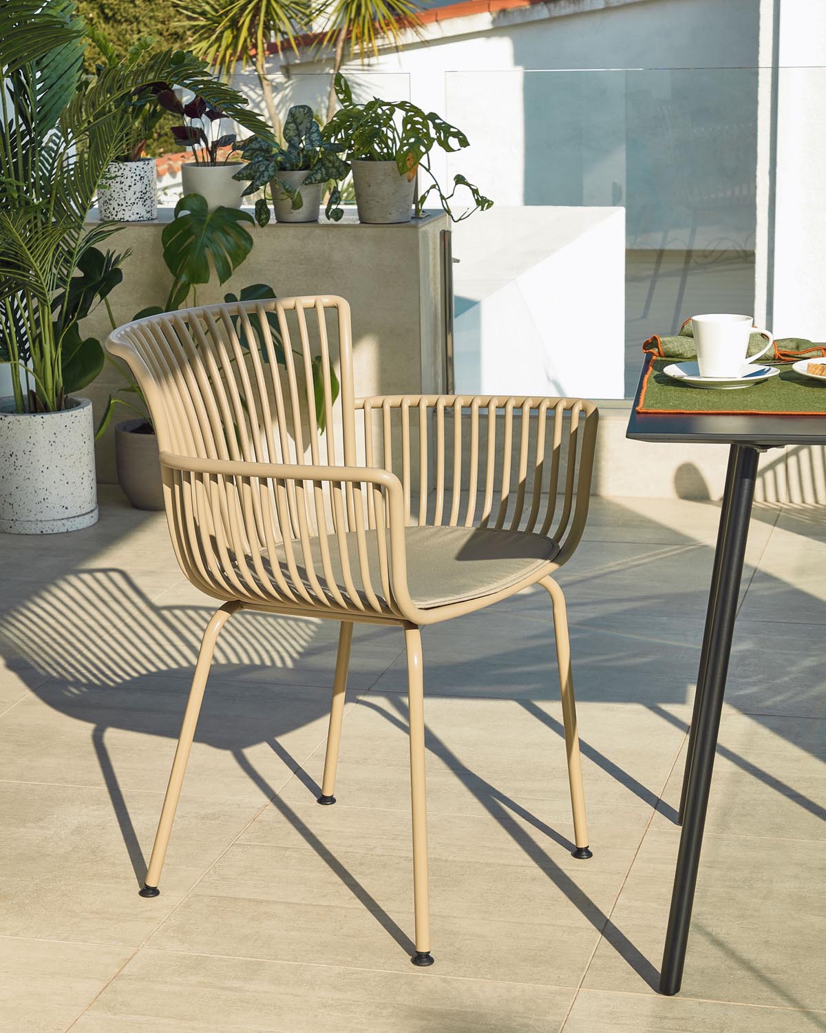 Outdoor Stuhl Surpika beige