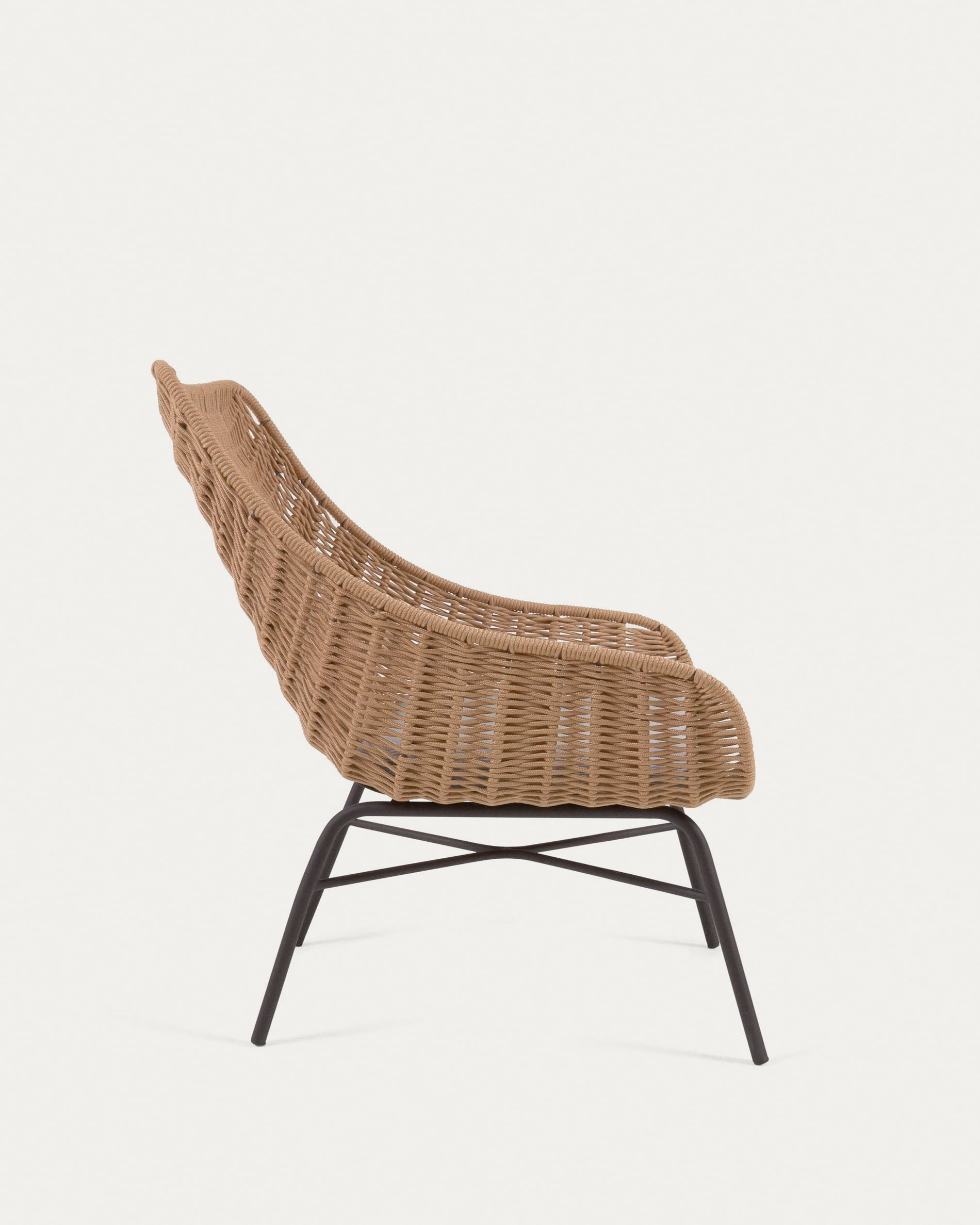 Abeli Seilsessel Beige: Modernes Design trifft auf gemütlichen Komfort.