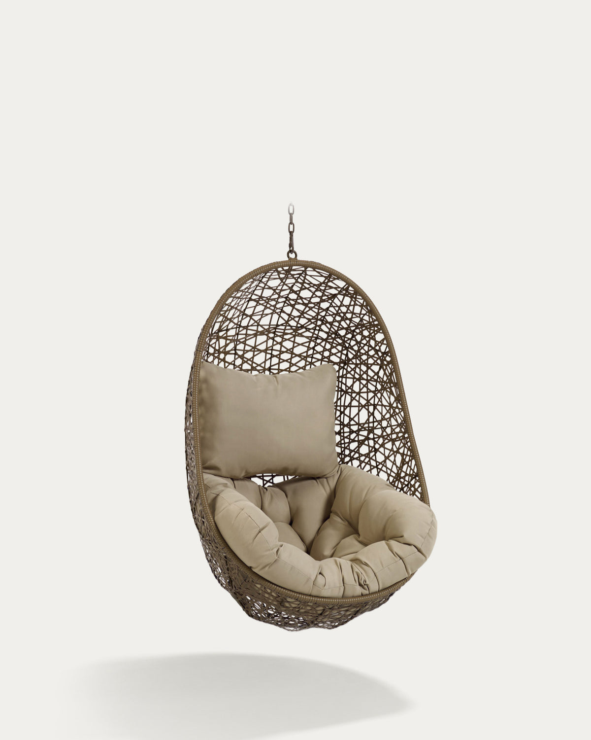 Florina Hängesessel in braun in Natur, Beige präsentiert im Onlineshop von KAQTU Design AG. Hängestuhl ist von Kave Home