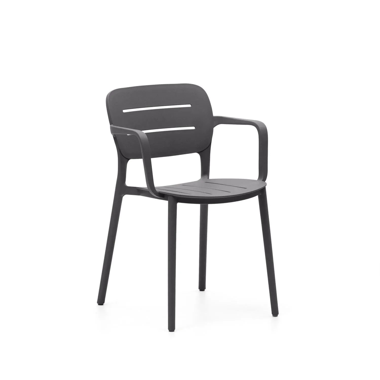 Eleganter Morella Stuhl in Grau – ideal für stilvolle Terrassen.