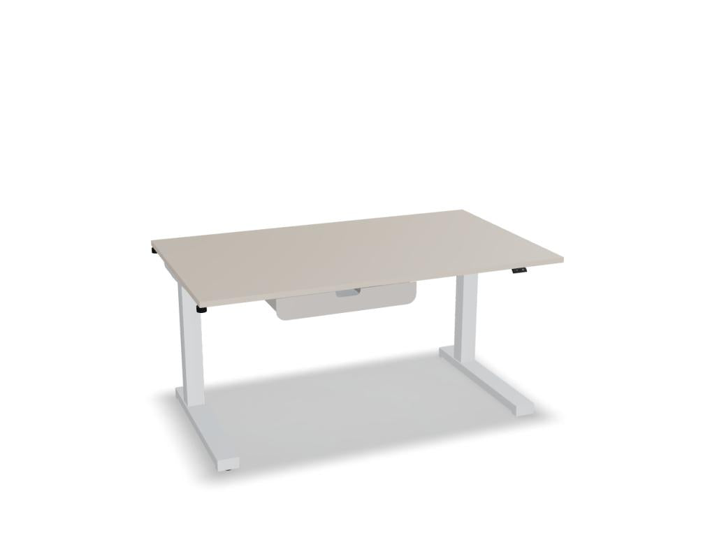 Compact Drive CDR72 - Schreibtisch mit elektrischer Höhenverstellung 575-1225 mm in Honigeiche präsentiert im Onlineshop von KAQTU Design AG. Schreibtisch ist von Mdd