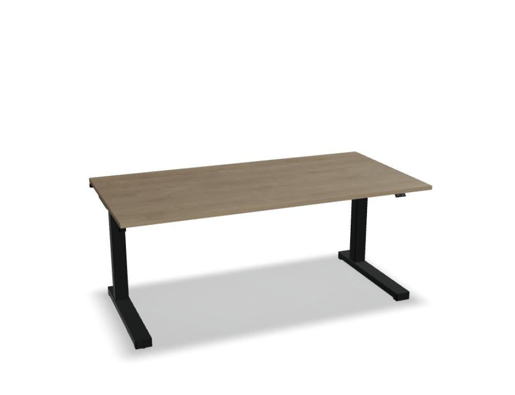 Compact Drive CDR74 - Schreibtisch mit elektrischer Höhenverstellung 575-1225 mm in Honigeiche präsentiert im Onlineshop von KAQTU Design AG. Schreibtisch ist von Mdd