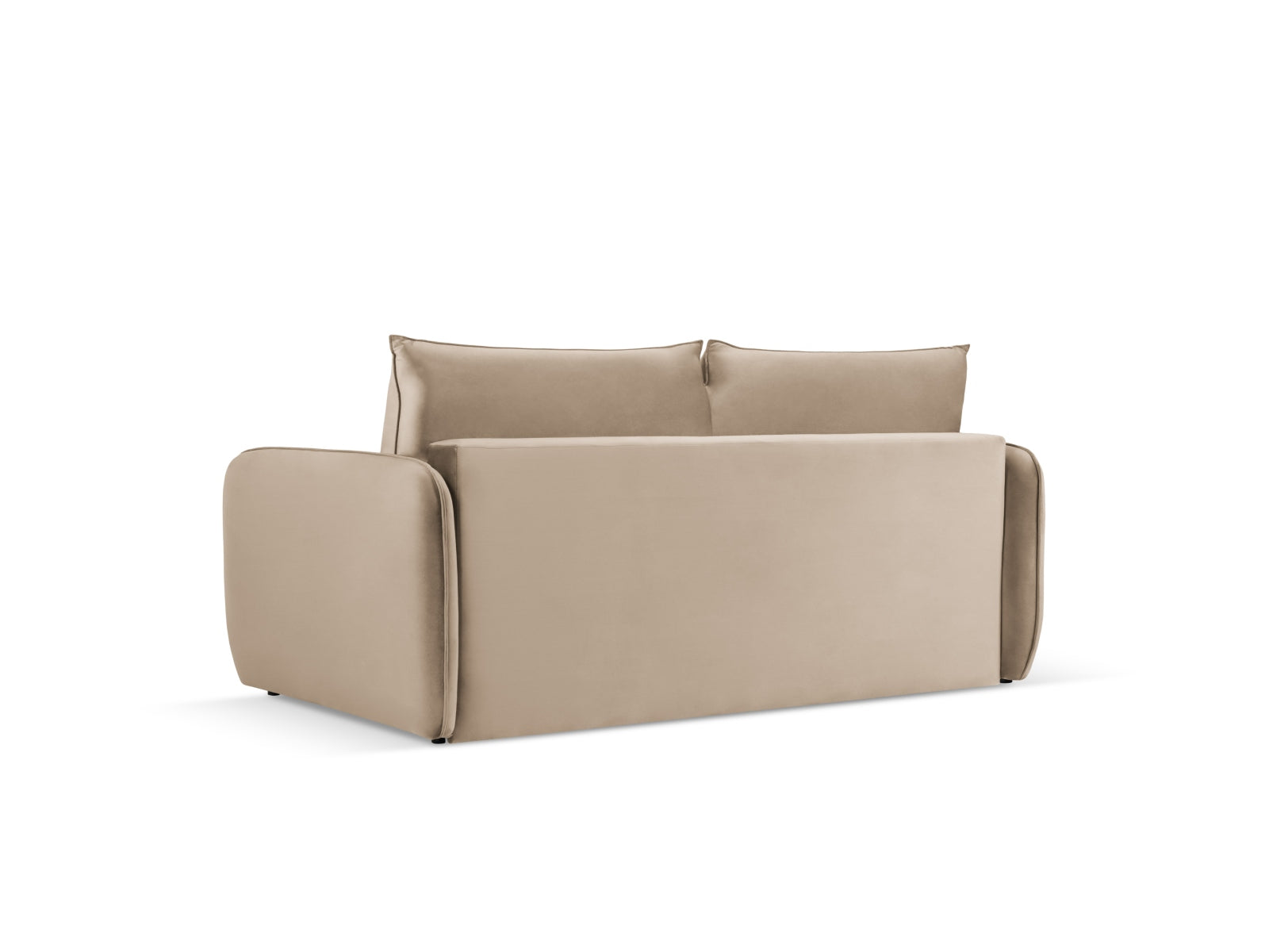 Erleben Sie das vielseitige Vienna Velour Sofa mit Schlaffunktion von Cosmopolitan Design – ideal für kleine Räume und Übernachtungsgäste.