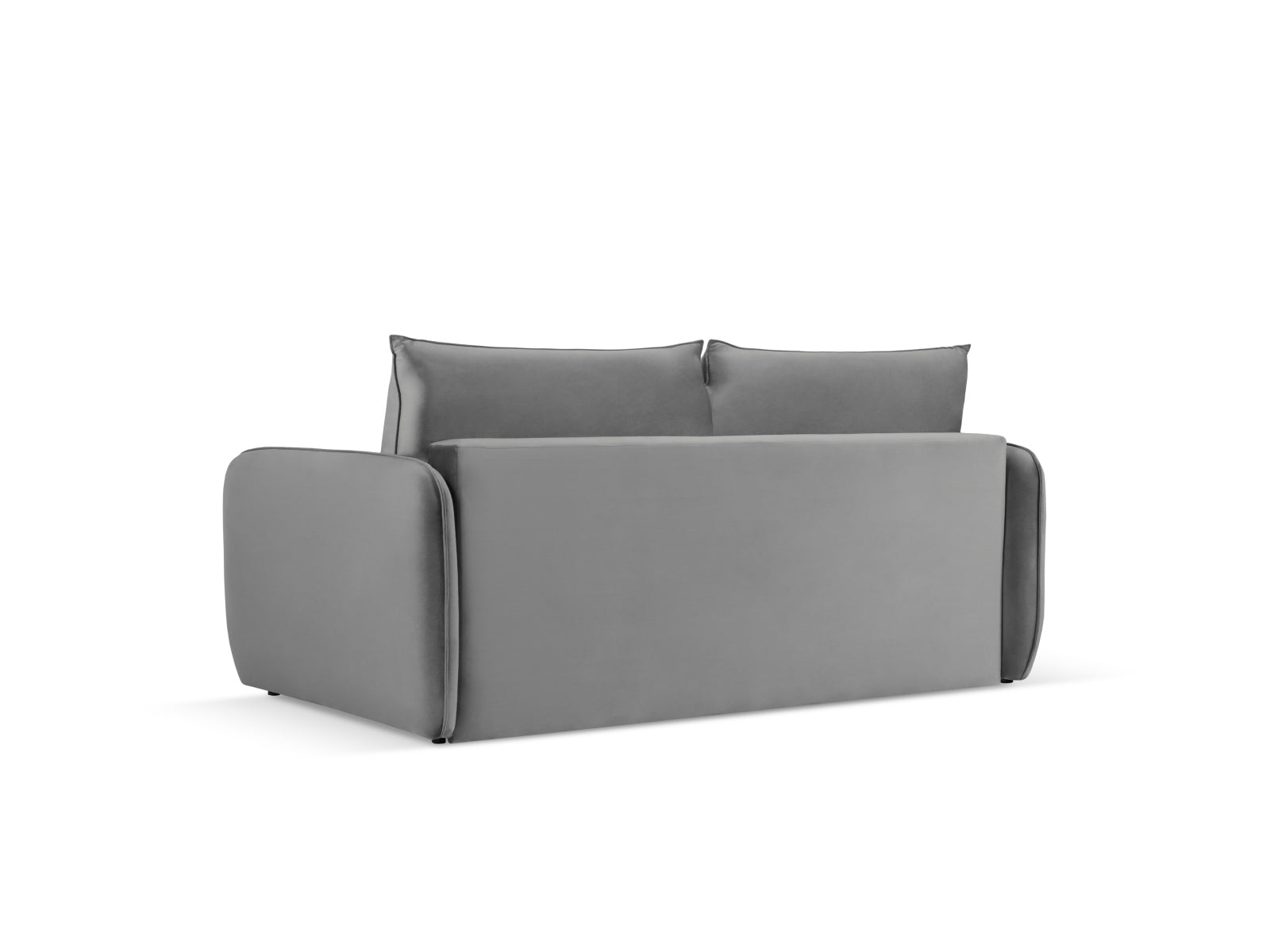 Erleben Sie das vielseitige Vienna Velour Sofa mit Schlaffunktion – ein eleganter 2-Sitzer von Cosmopolitan Design, perfekt für Ihr Zuhause.
