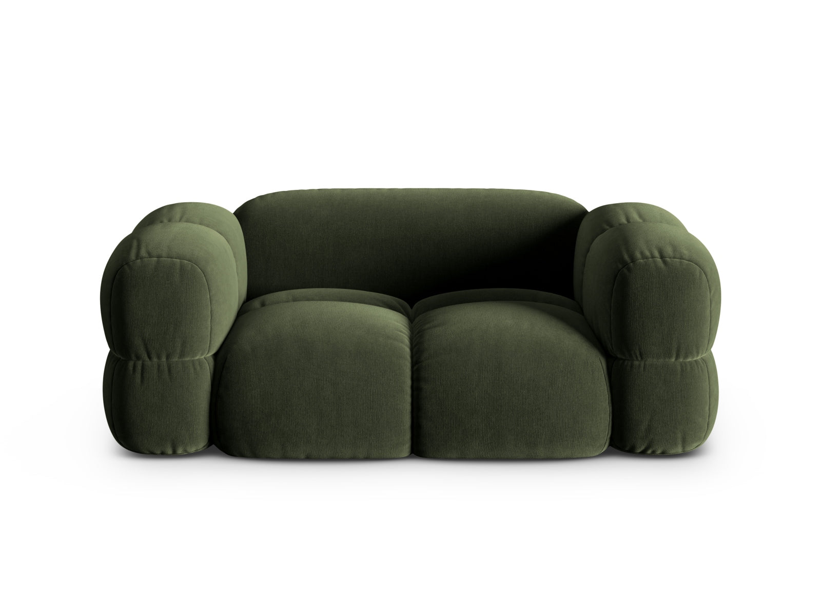 Loretto Velour Sofa 2 Sitzer 100cm in Green-Vogue präsentiert im Onlineshop von KAQTU Design AG. 2er Sofa ist von Cosmopolitan Design