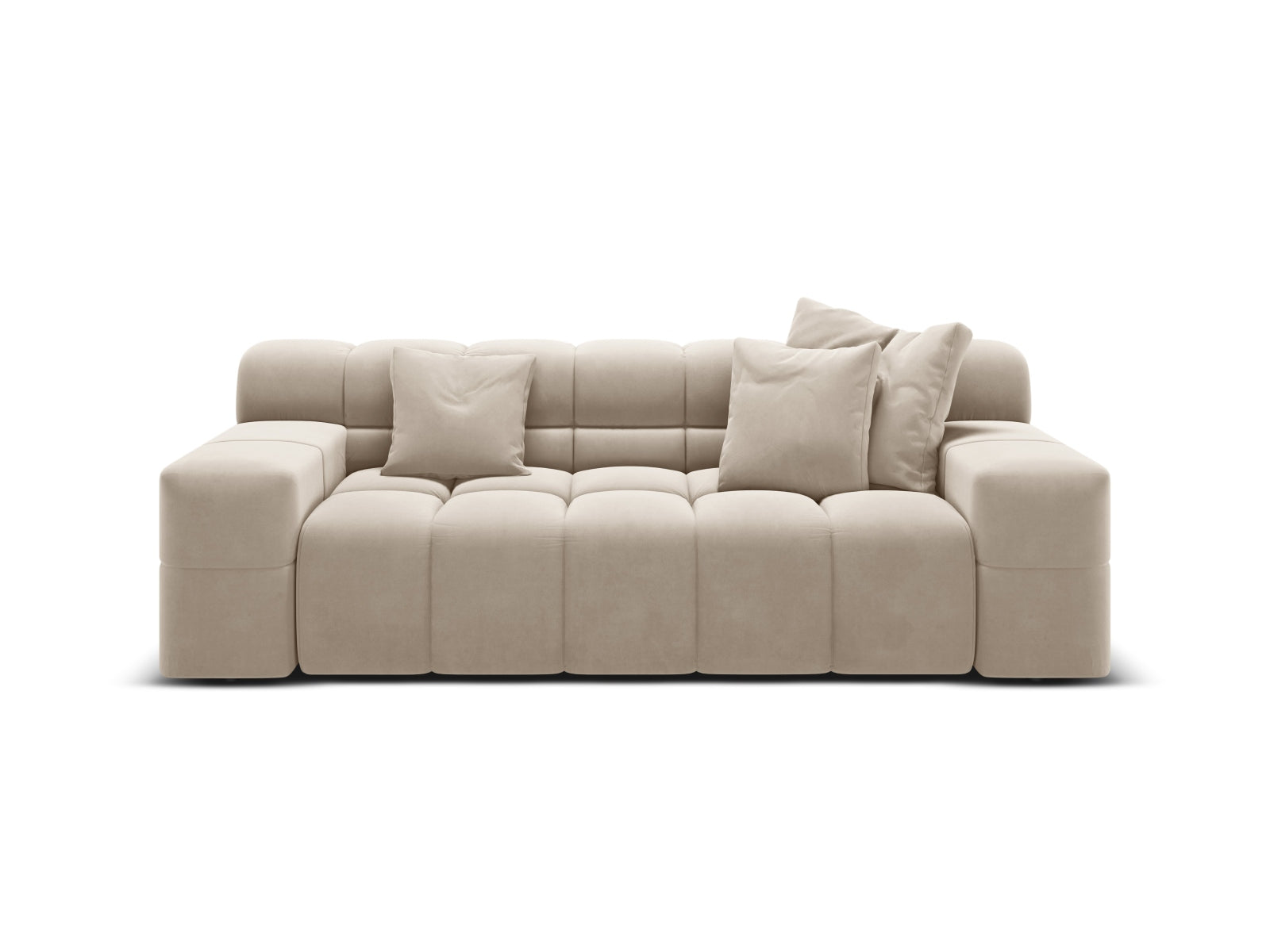 2-Sitzer Sofa Hawaii in Light Beige-Magic Velvet präsentiert im Onlineshop von KAQTU Design AG. 2er Sofa ist von Cosmopolitan Design