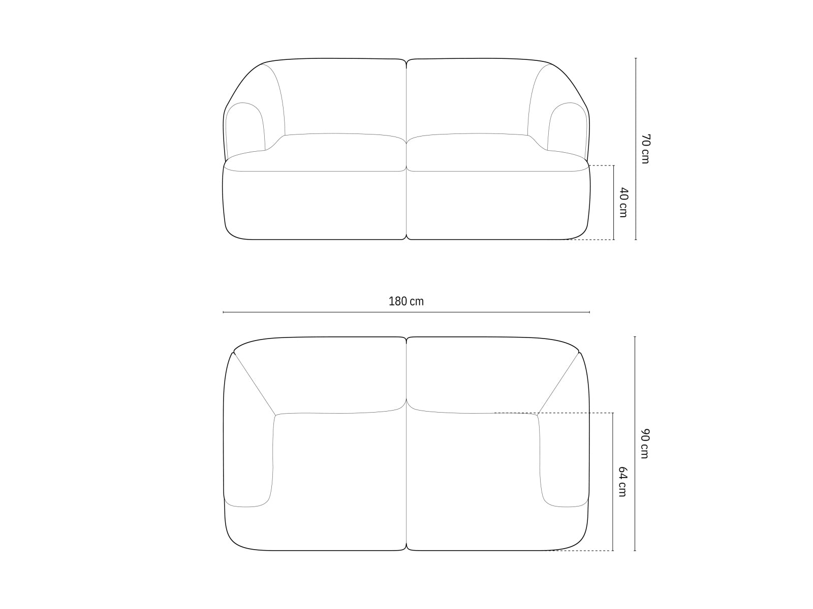 Entdecken Sie das Campi Modular Sofa 2 Sitzer von Cosmopolitan Design – flexibel, elegant und perfekt für Ihr modernes Zuhause. Ein Must-Have!
