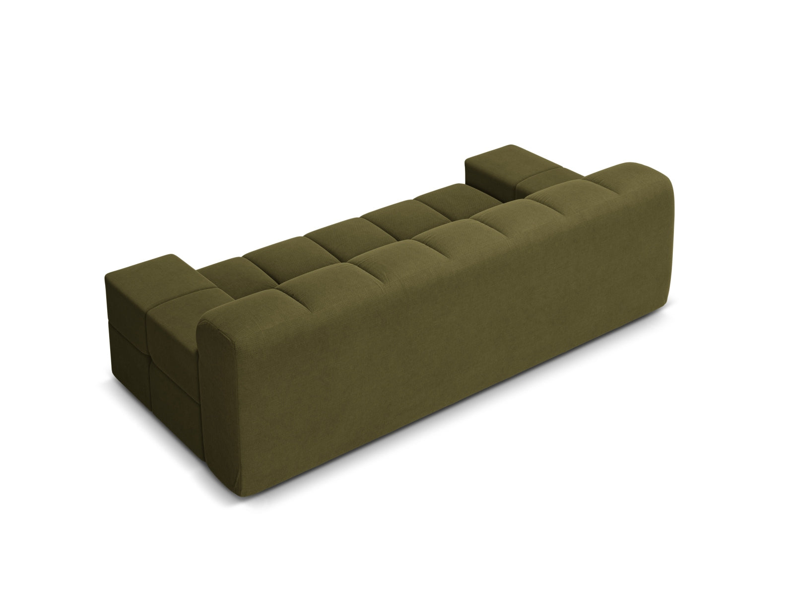 Stylisches 2-Sitzer Sofa Hawaii in frischem Grün, ideal für entspannte Wohnräume. Elegantes Design von Cosmopolitan Design.