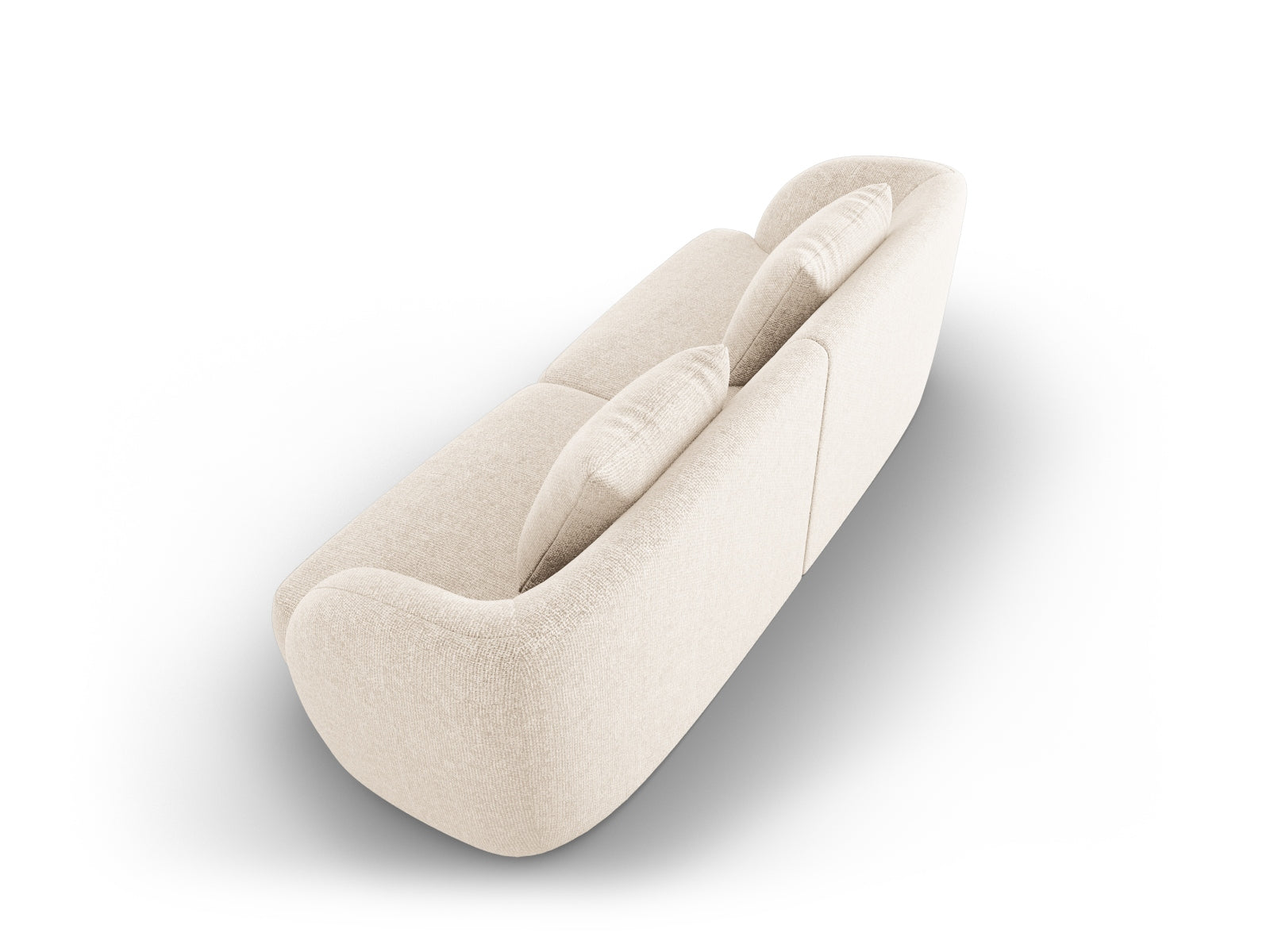 Tulum Sofa 2 Sitzer 90cm in Light Beige präsentiert im Onlineshop von KAQTU Design AG. 2er Sofa ist von Cosmopolitan Design