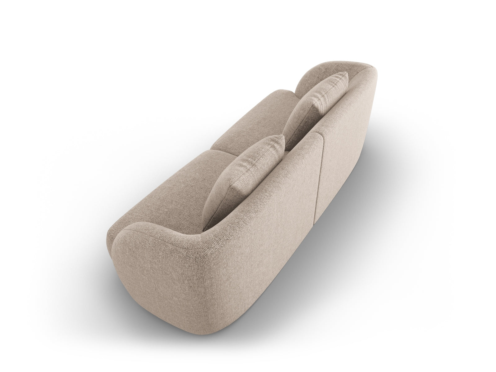 Tulum Sofa 2 Sitzer 90cm in Beige präsentiert im Onlineshop von KAQTU Design AG. 2er Sofa ist von Cosmopolitan Design