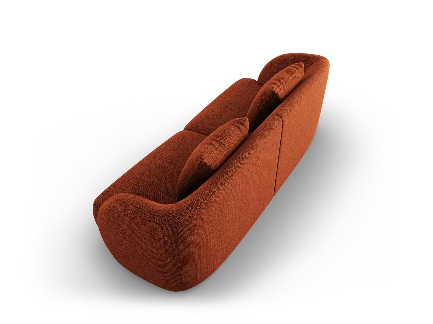 Tulum Sofa 2 Sitzer 90cm in Terracotta präsentiert im Onlineshop von KAQTU Design AG. 2er Sofa ist von Cosmopolitan Design