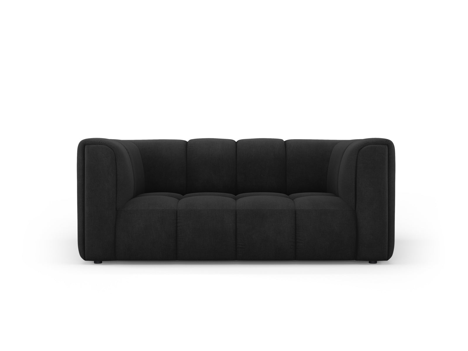 2-Sitzer Sofa Moritz in Black-Rebel präsentiert im Onlineshop von KAQTU Design AG. 2er Sofa ist von Cosmopolitan Design