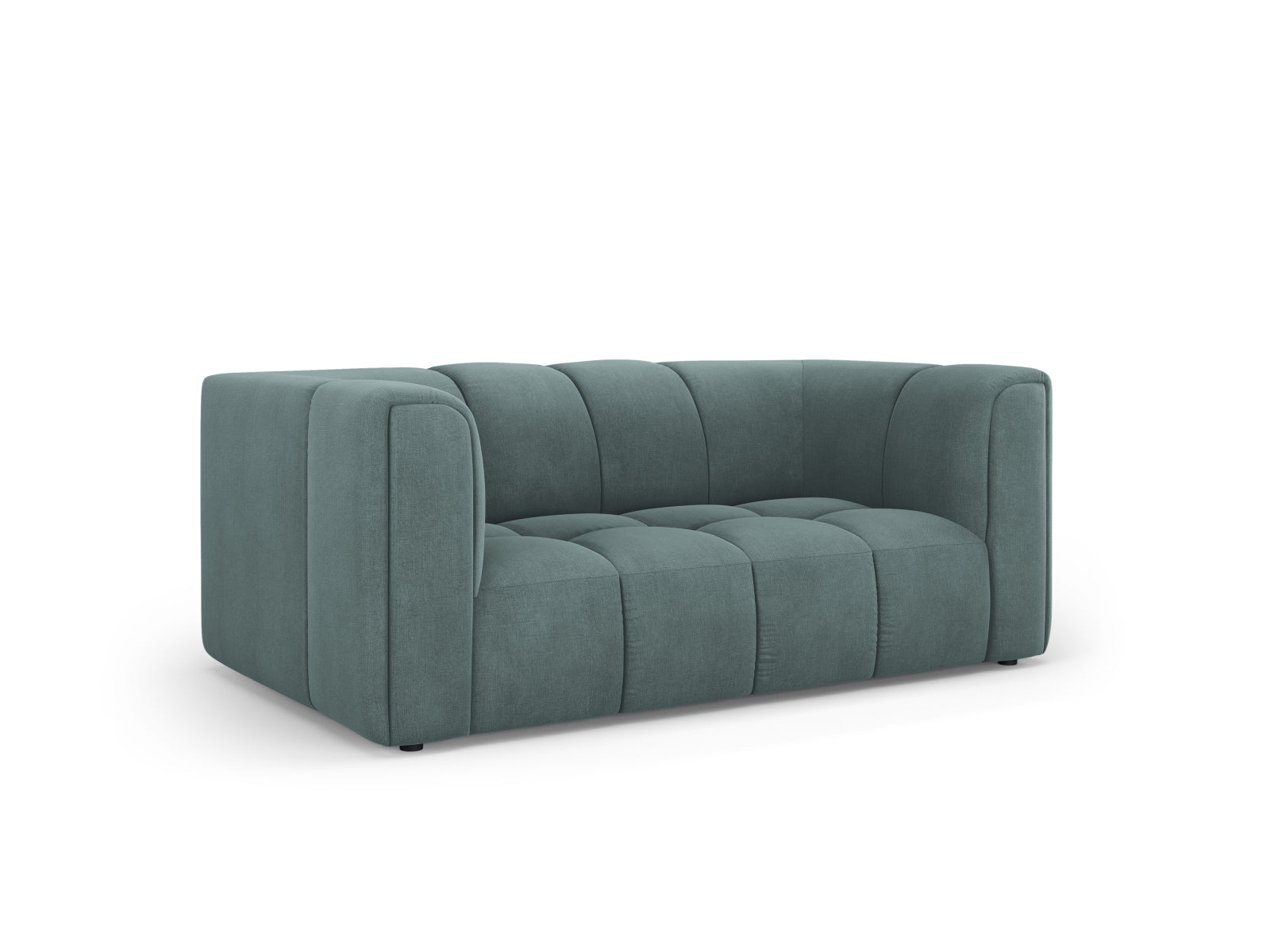 Elegantes 2-Sitzer Sofa Moritz in stilvollem Sea Green, ideal für moderne Wohnräume, erhältlich bei KAQTU Design AG.