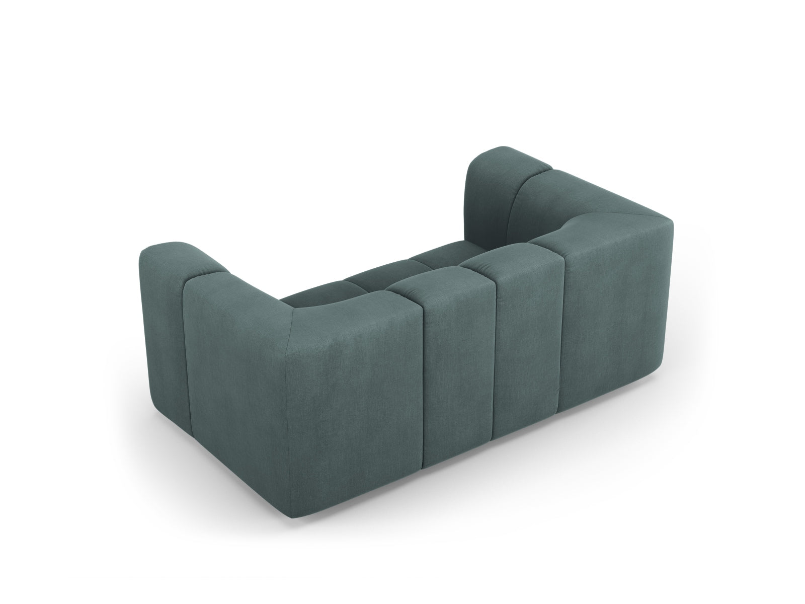 Gemütliches 2-Sitzer Sofa Moritz in ansprechendem Sea Green, perfekt für stilvolle Wohnzimmer und entspannte Abende.