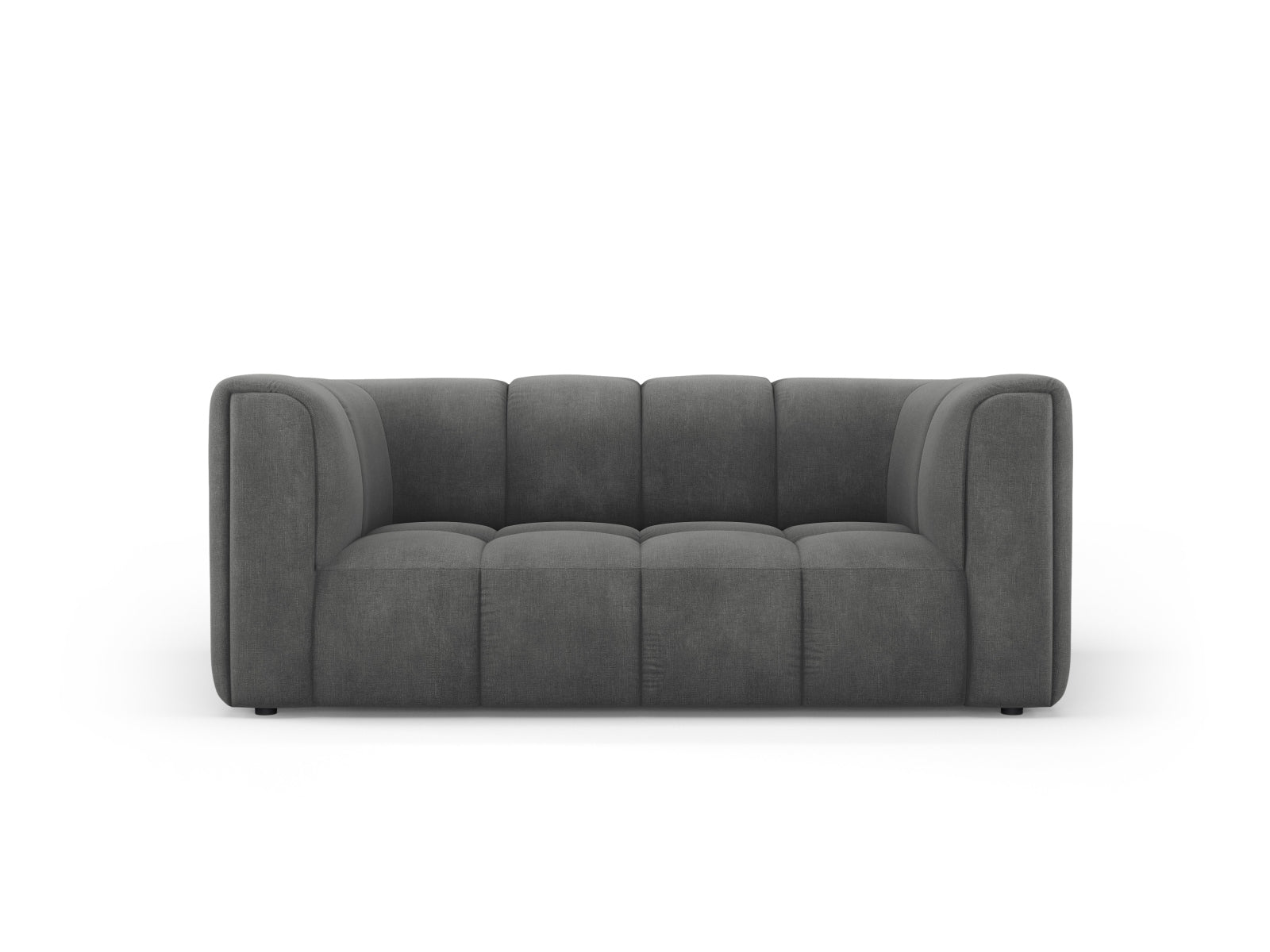 2-Sitzer Sofa Moritz in Dark Grey-Rebel präsentiert im Onlineshop von KAQTU Design AG. 2er Sofa ist von Cosmopolitan Design