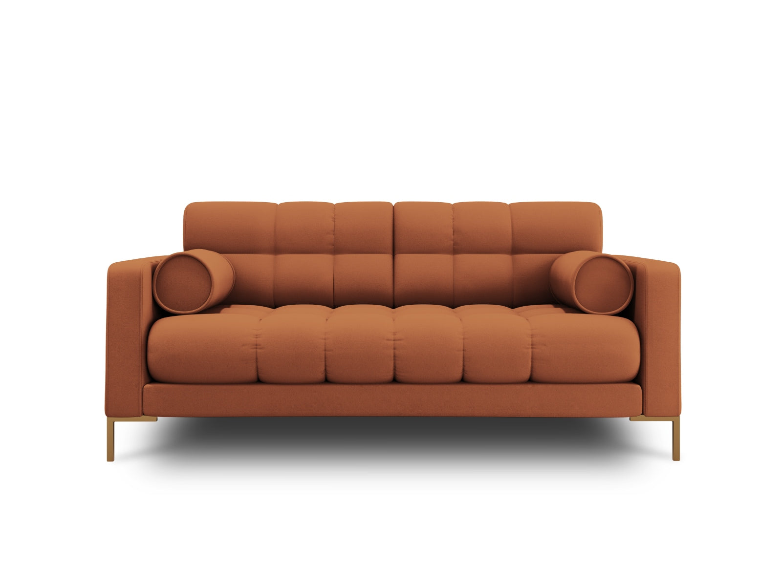 Elegantes 2-Sitzer Sofa Bali in warmem Brick-Neve, ideal für stilvolle Wohnräume und entspannte Stunden von Cosmopolitan Design.