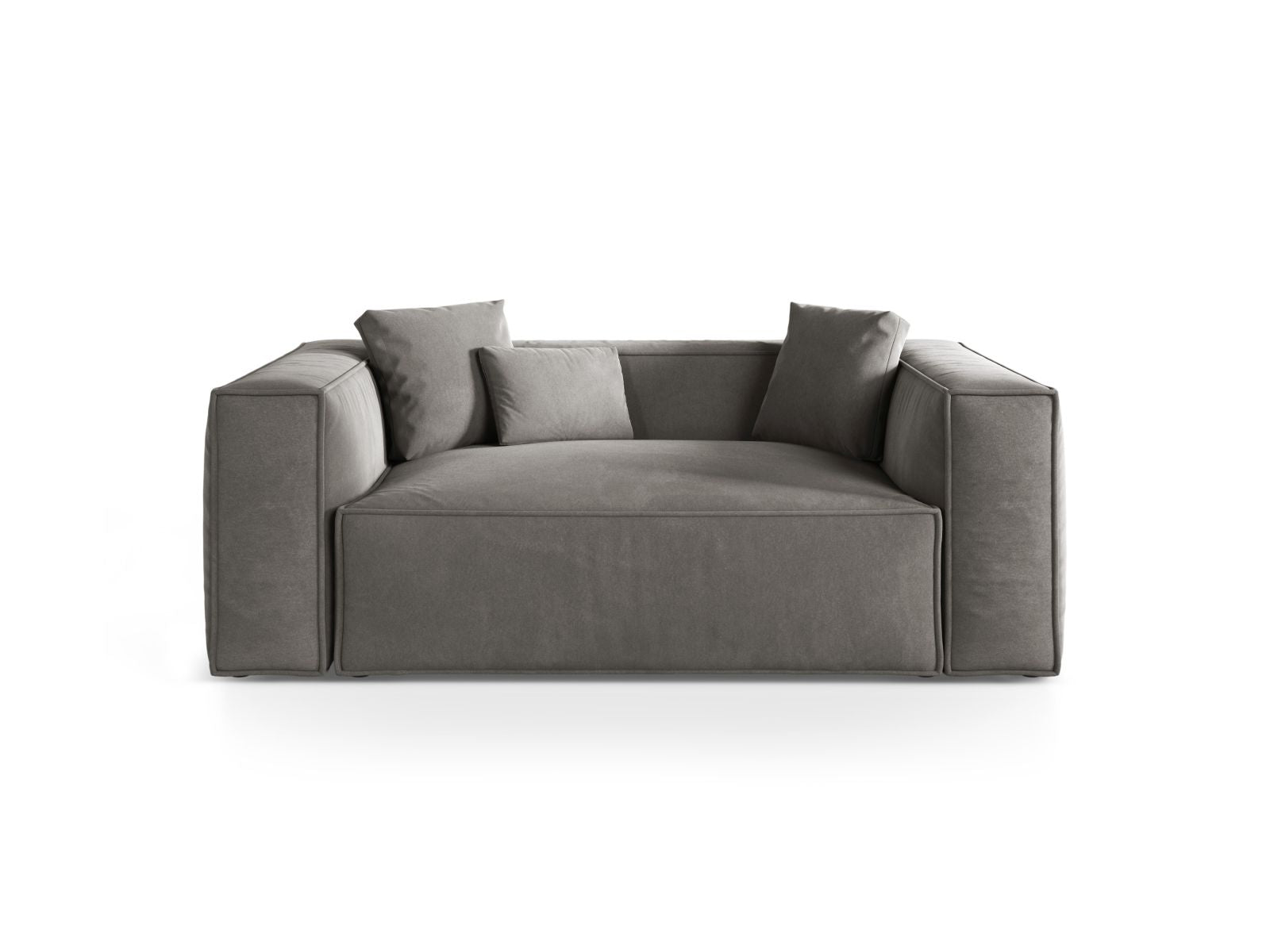 2-Sitzer Sofa Aveiro in Grey-Casino präsentiert im Onlineshop von KAQTU Design AG. 2er Sofa ist von Cosmopolitan Design
