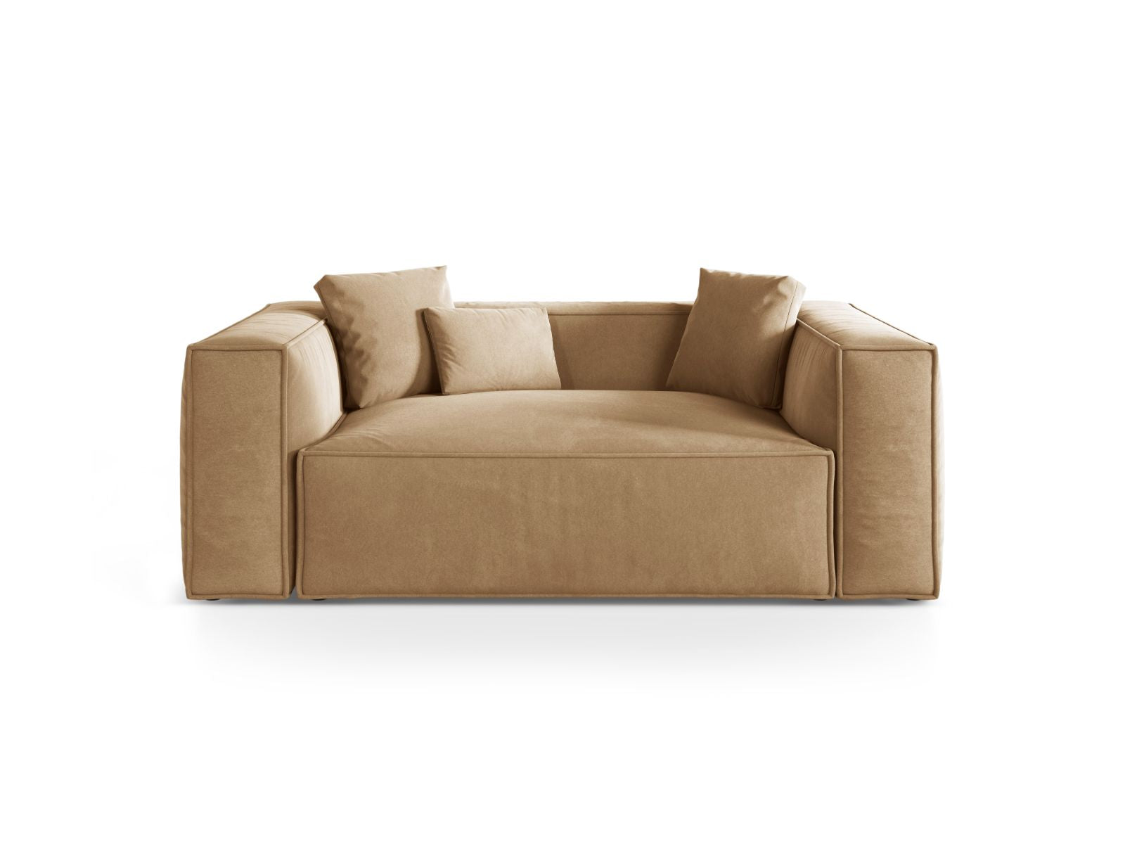 2-Sitzer Sofa Aveiro in Sand-Casino präsentiert im Onlineshop von KAQTU Design AG. 2er Sofa ist von Cosmopolitan Design