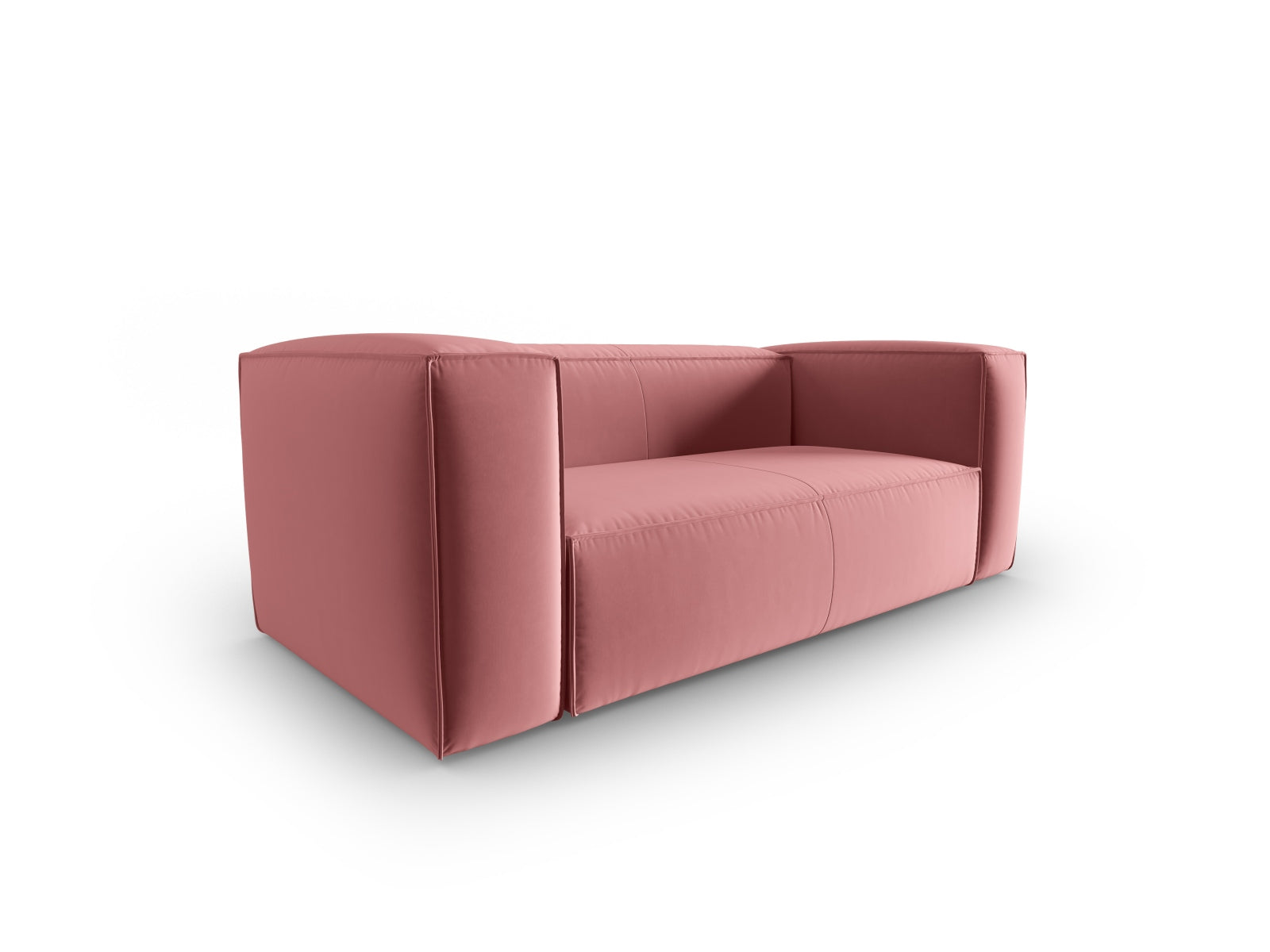 Mackay Velour Sofa 2 Sitzer in Flamingo präsentiert im Onlineshop von KAQTU Design AG. 2er Sofa ist von Cosmopolitan Design