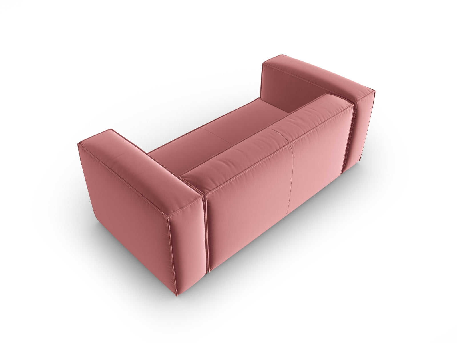 Mackay Velour Sofa 2 Sitzer in Flamingo präsentiert im Onlineshop von KAQTU Design AG. 2er Sofa ist von Cosmopolitan Design