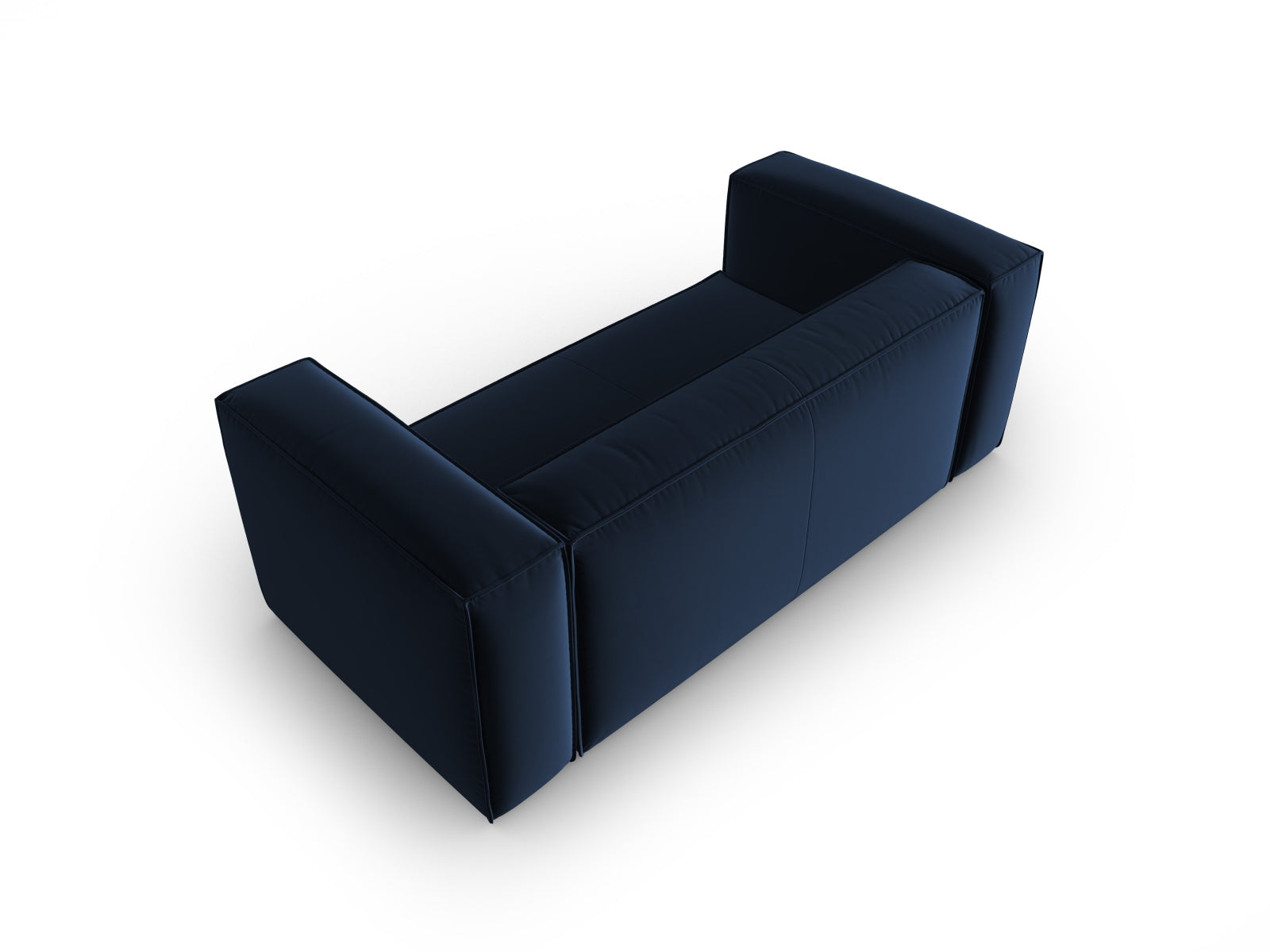 Mackay Velour Sofa 2 Sitzer in Royal Blue präsentiert im Onlineshop von KAQTU Design AG. 2er Sofa ist von Cosmopolitan Design
