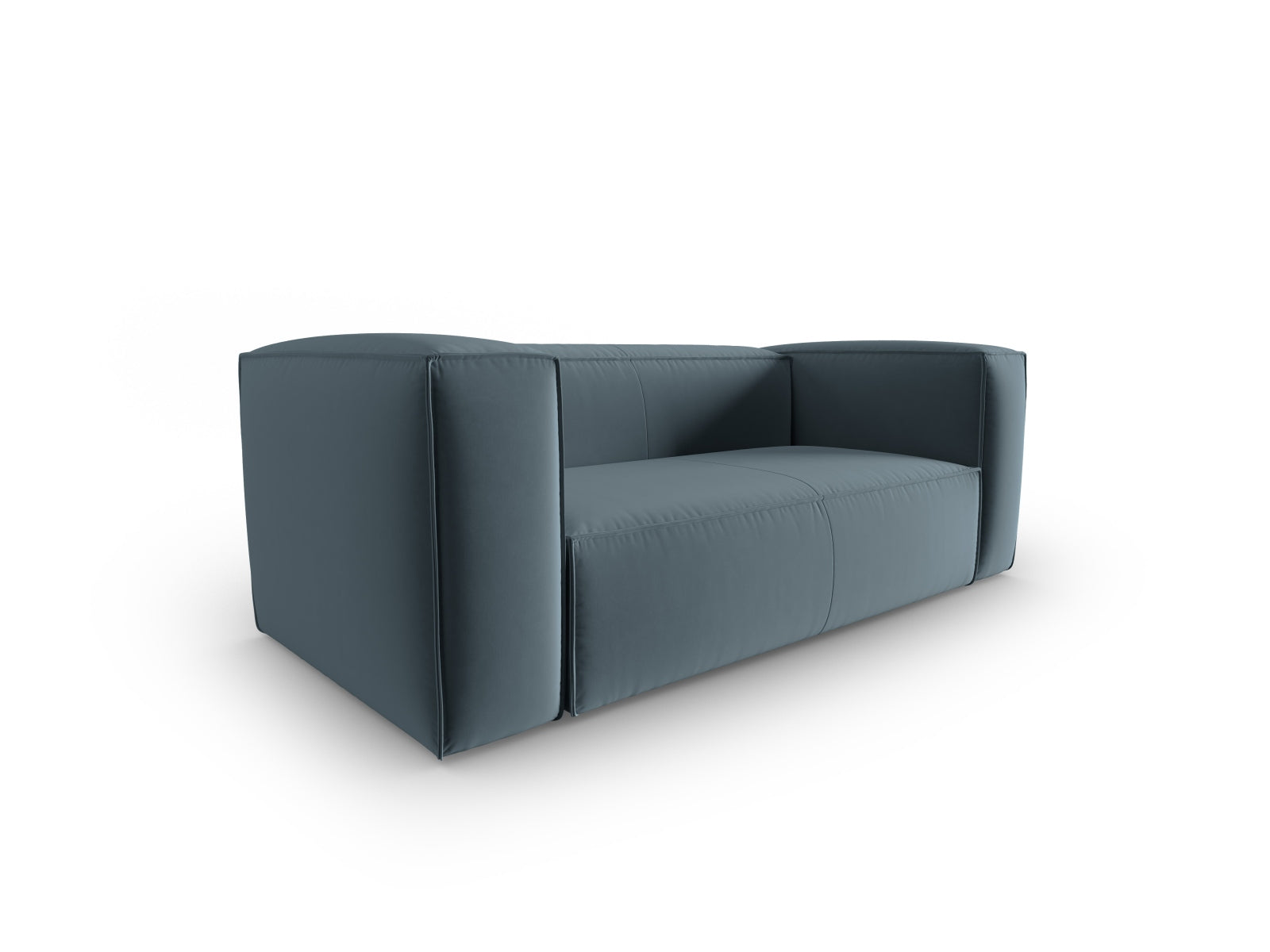 Mackay Velour Sofa 2 Sitzer in Pastel Blue präsentiert im Onlineshop von KAQTU Design AG. 2er Sofa ist von Cosmopolitan Design
