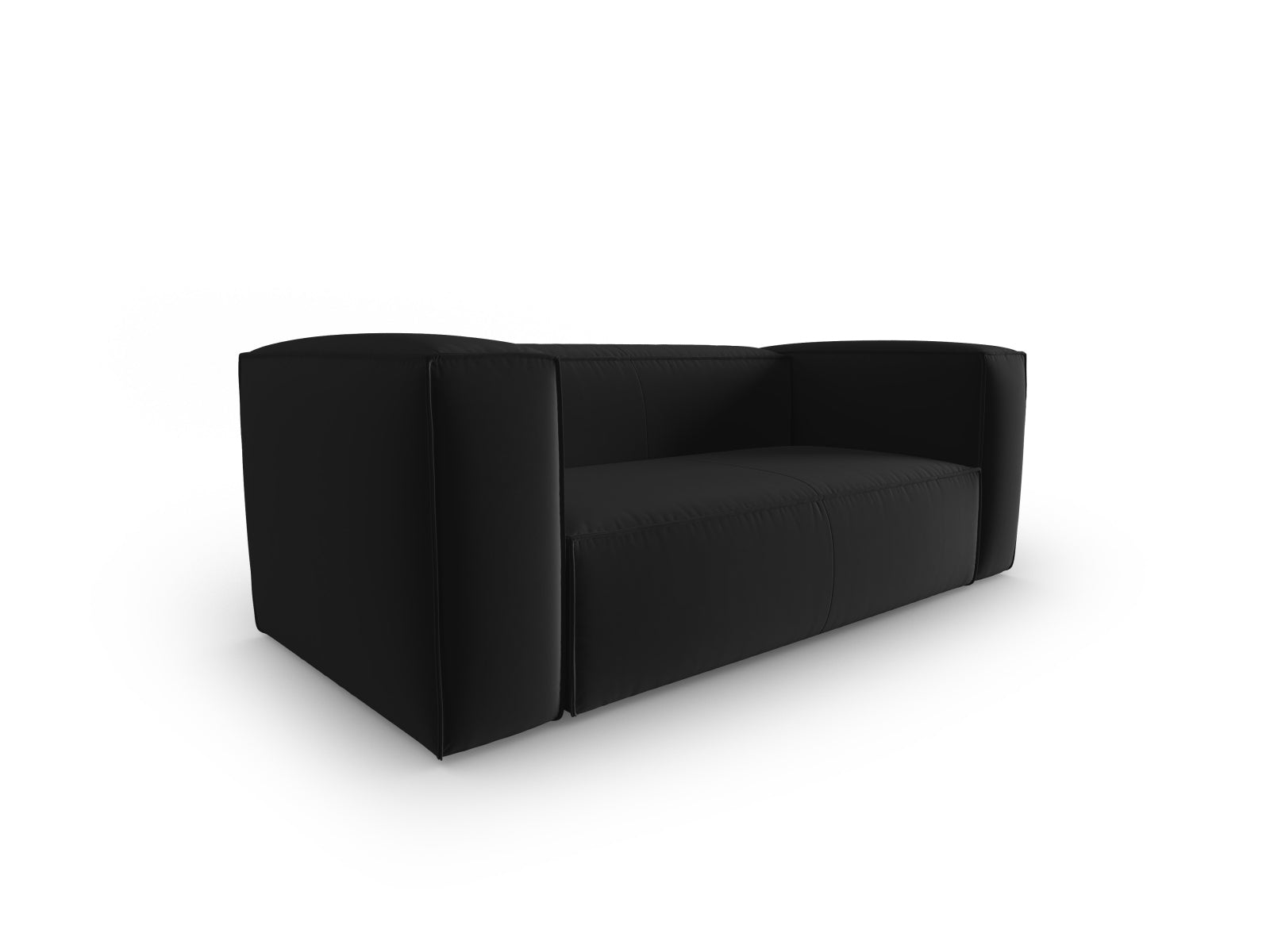 Mackay Velour Sofa 2 Sitzer in Black präsentiert im Onlineshop von KAQTU Design AG. 2er Sofa ist von Cosmopolitan Design