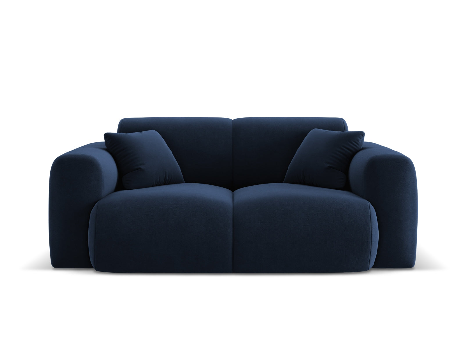 Nolio Velour Sofa 2 Sitzer 95cm in Royal Blue-Casino präsentiert im Onlineshop von KAQTU Design AG. 2er Sofa ist von Cosmopolitan Design