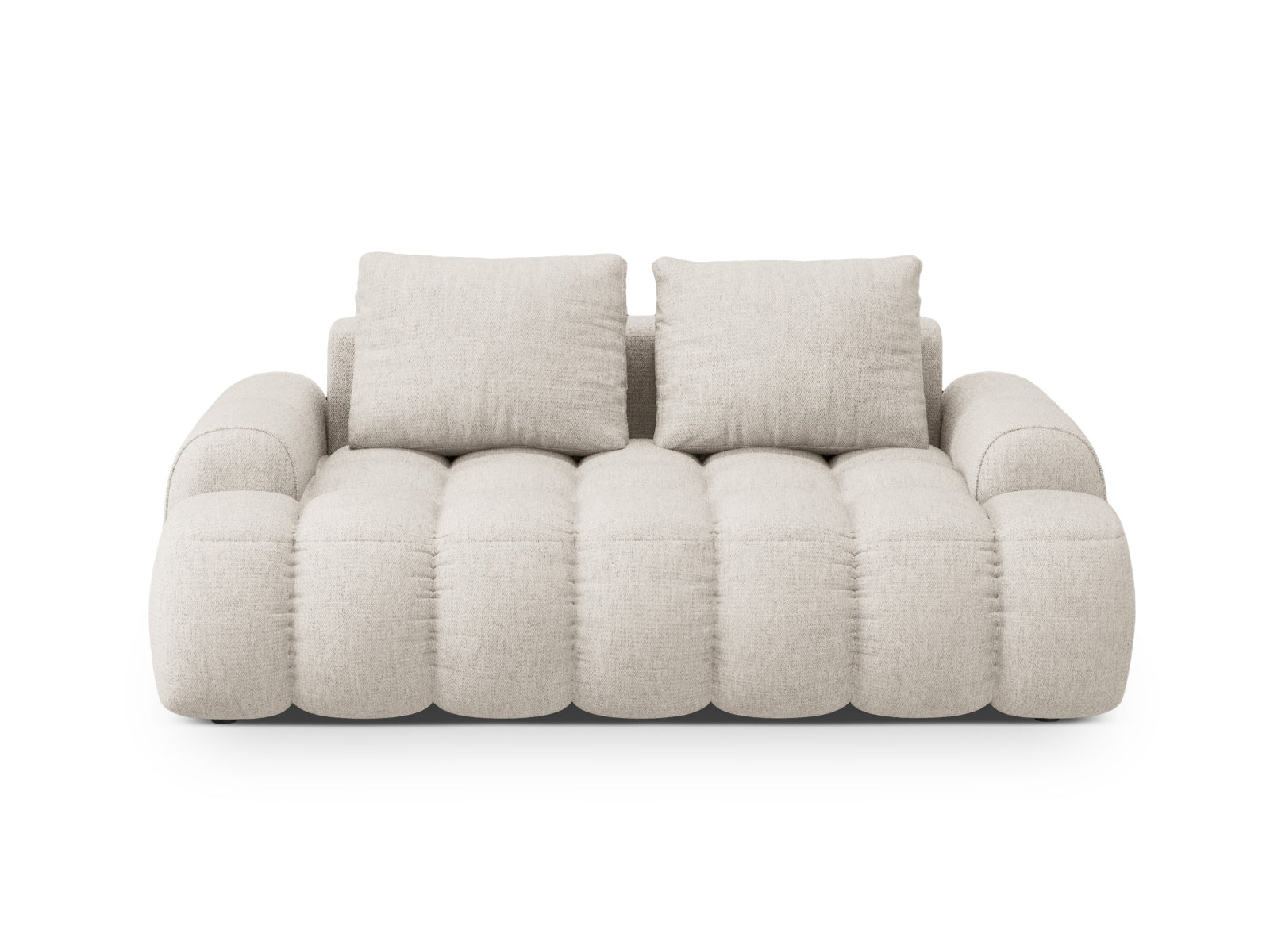 Linz Sofa 2 Sitzer 100cm in Beige-Sorella präsentiert im Onlineshop von KAQTU Design AG. 2er Sofa ist von Cosmopolitan Design