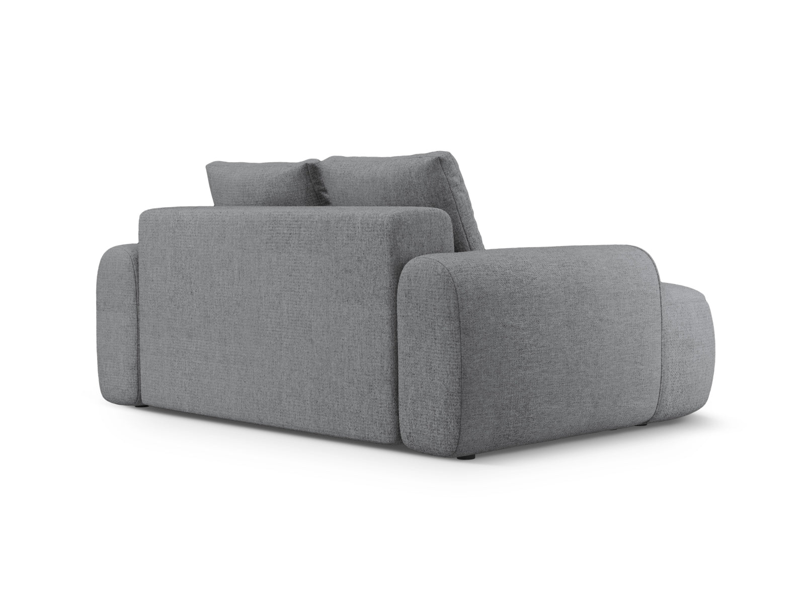 Elegantes Linz 2-Sitzer Sofa in klassischem Grau, ideal für stilvolle Wohnräume, entworfen von Cosmopolitan Design.