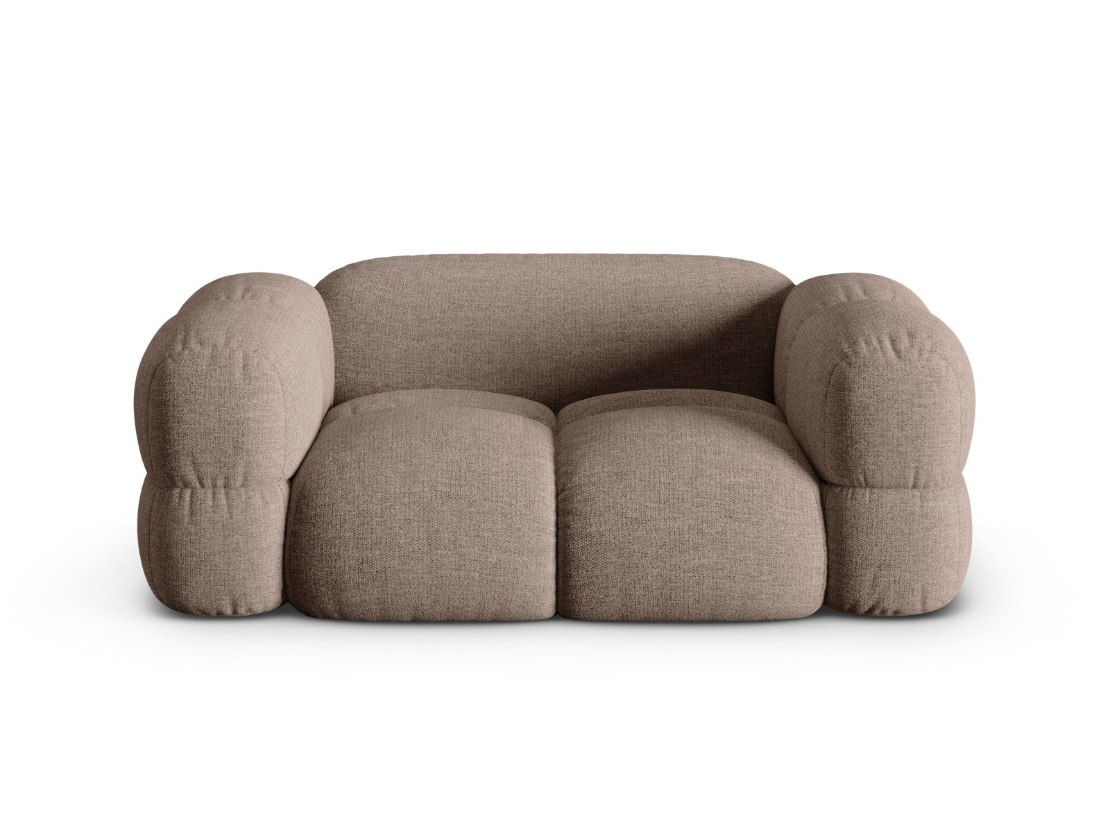 Loretto Sofa 2 Sitzer 100cm in Cappuccino-Sorella präsentiert im Onlineshop von KAQTU Design AG. 2er Sofa ist von Cosmopolitan Design