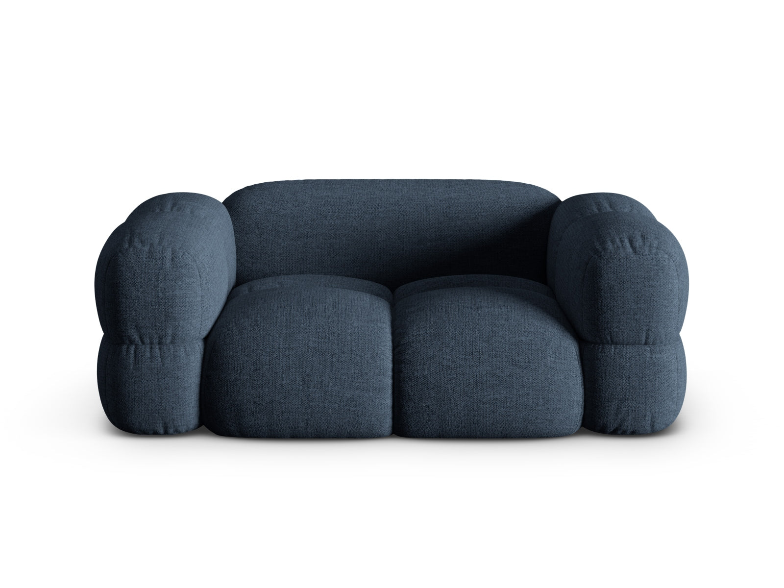 Loretto Sofa 2 Sitzer 100cm in Dark Blue-Sorella präsentiert im Onlineshop von KAQTU Design AG. 2er Sofa ist von Cosmopolitan Design