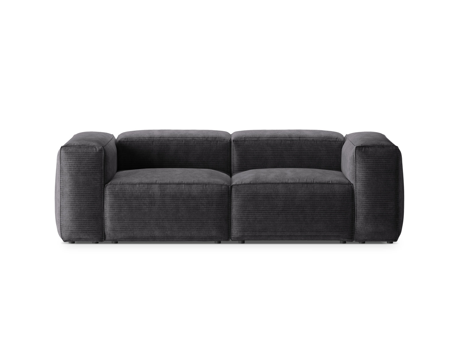 Bergamo Modular Sofa 2 Sitzer in Grey präsentiert im Onlineshop von KAQTU Design AG. 2er Sofa ist von Cosmopolitan Design