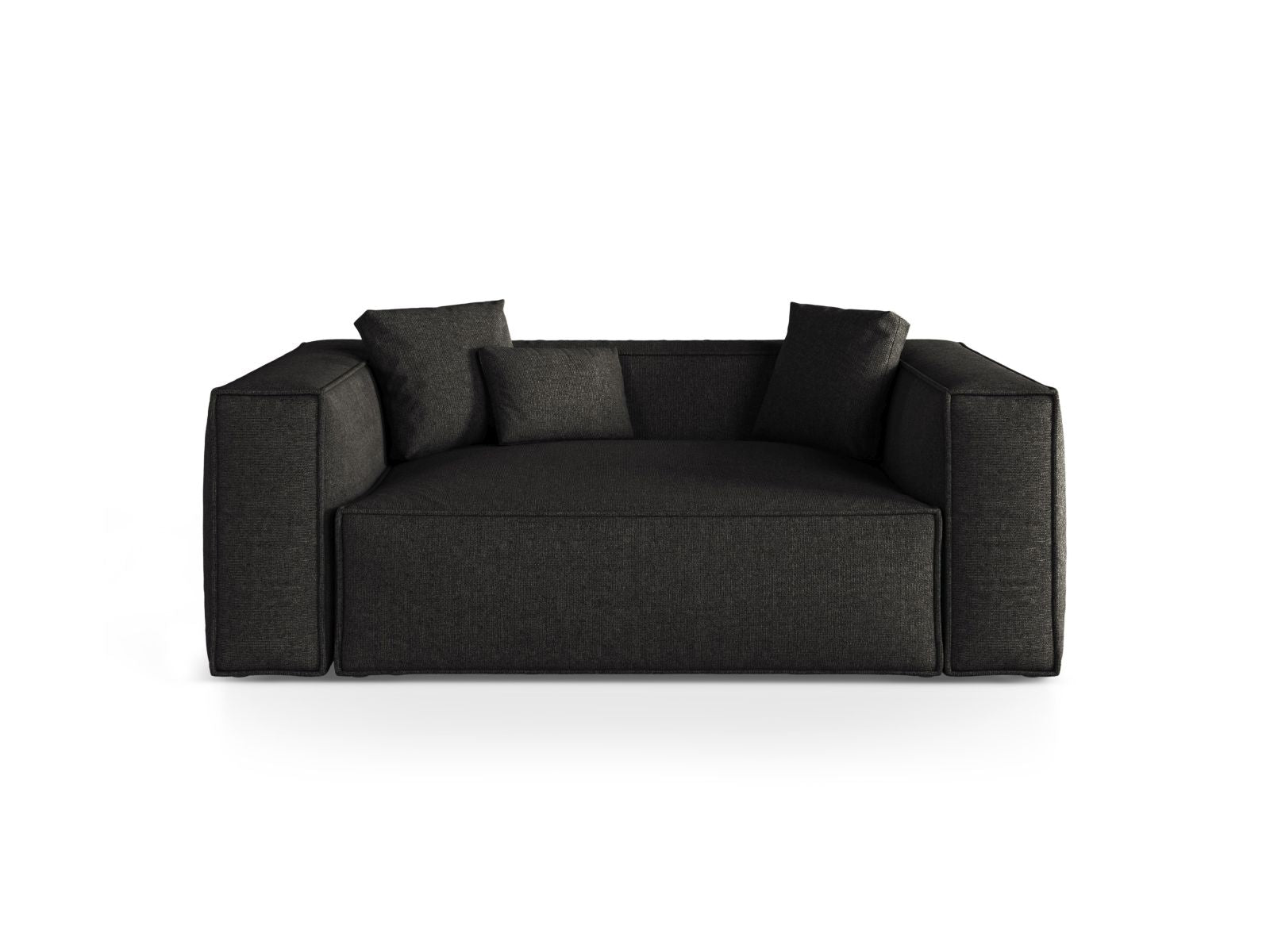 2-Sitzer Sofa Aveiro in Anthracite-Eden präsentiert im Onlineshop von KAQTU Design AG. 2er Sofa ist von Cosmopolitan Design