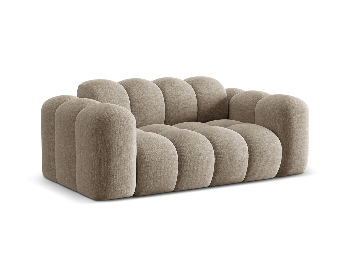 2-Sitzer Sofa Treno in Dark Beige-Eden präsentiert im Onlineshop von KAQTU Design AG. 2er Sofa ist von Cosmopolitan Design