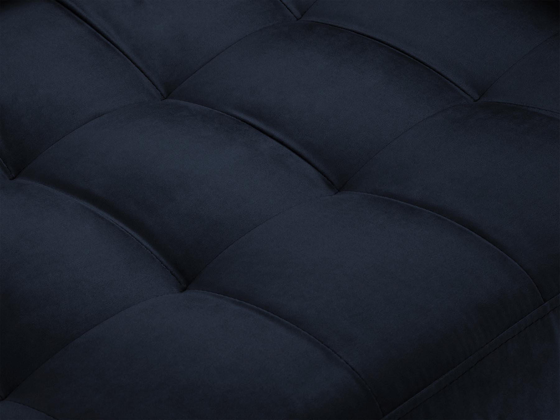 Elegantes 2-Sitzer Sofa Aspen in Royalblau, ideal für moderne Wohnräume, vereint Komfort und stilvolles Design in einem.